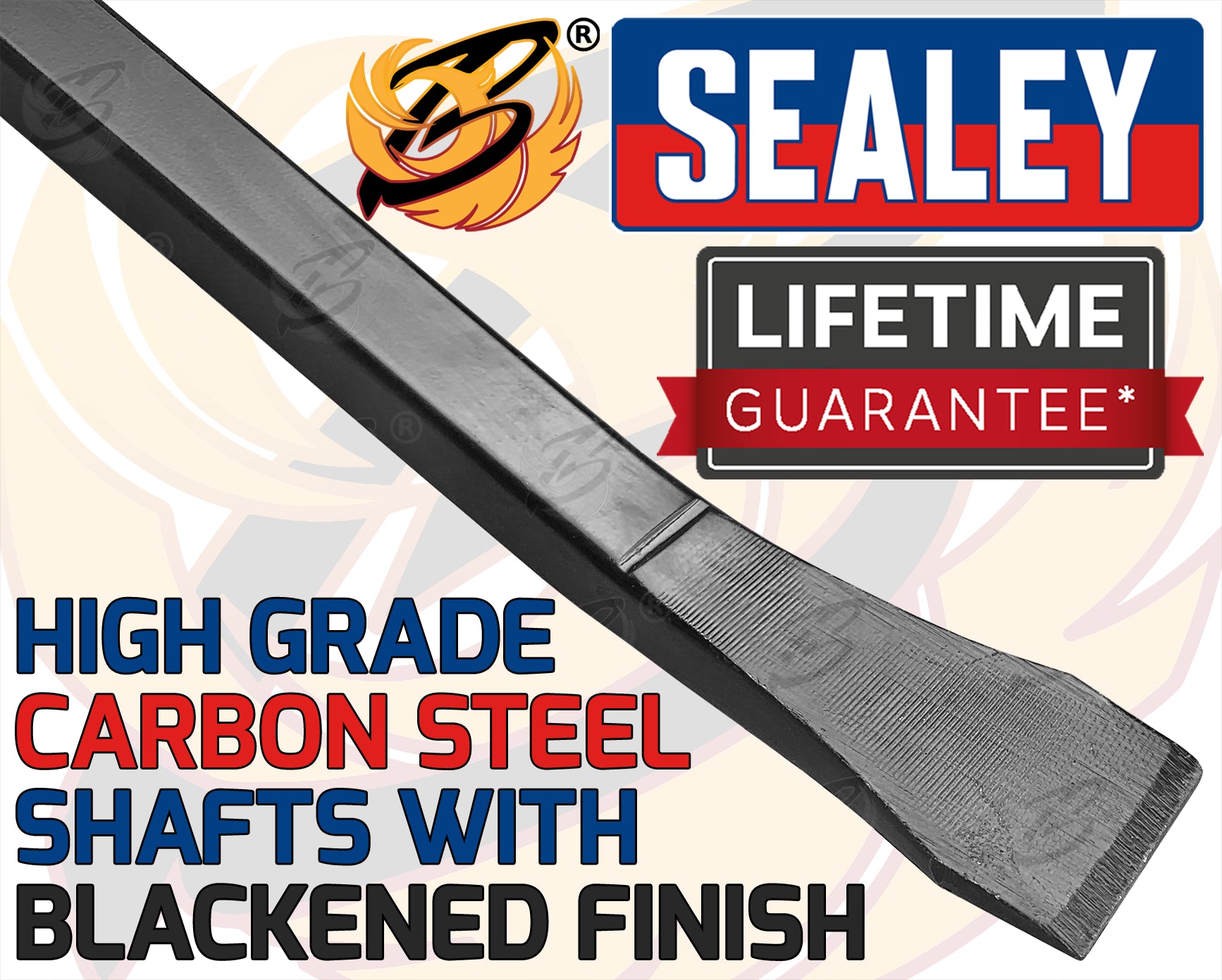SEALEY 4PCS PRY BAR SET