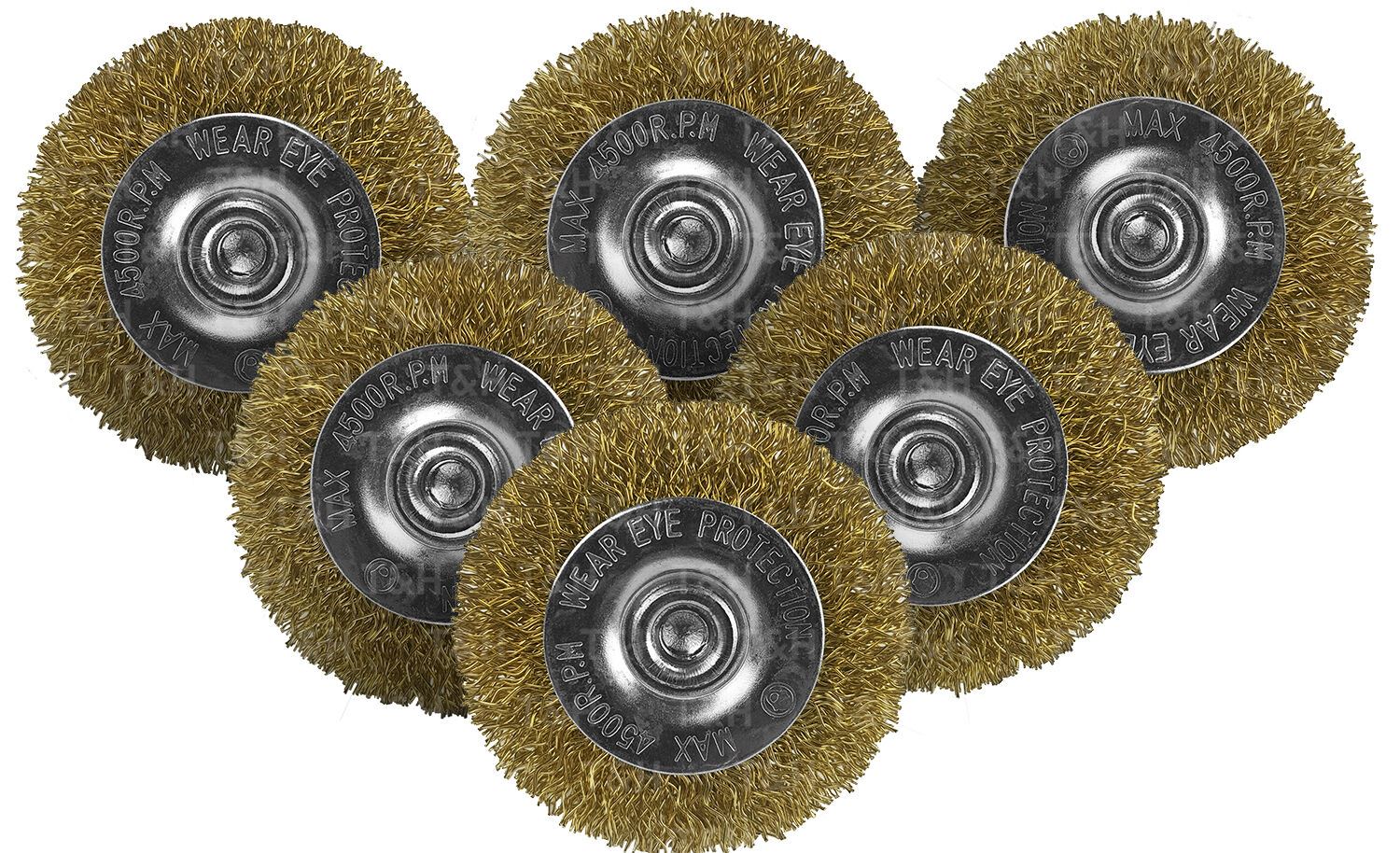 VEWERK 24PCS ASSORTED WIRE WHEEL SET
