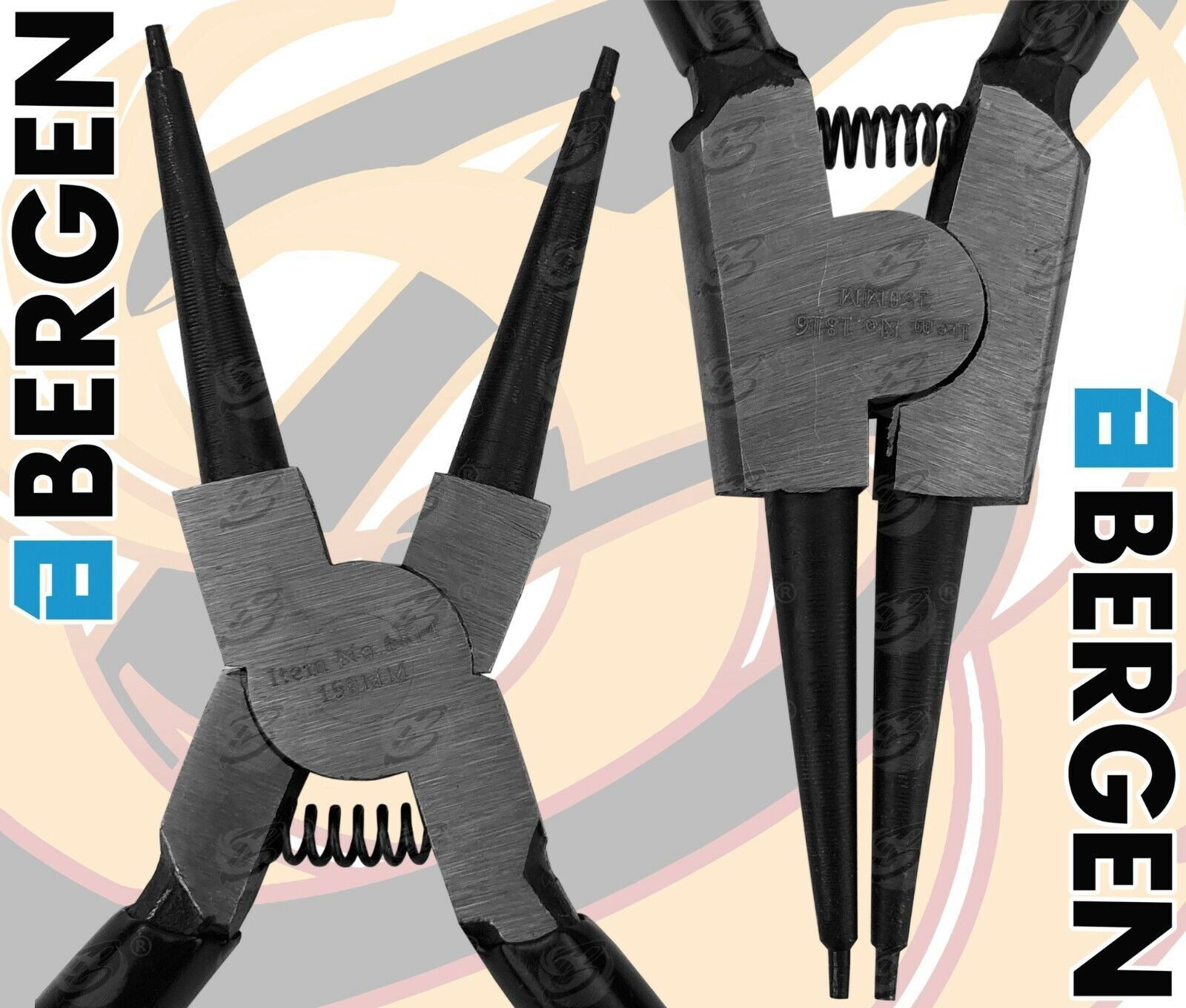 US Pro 4 Piece 6" Circlip Pliers 2059