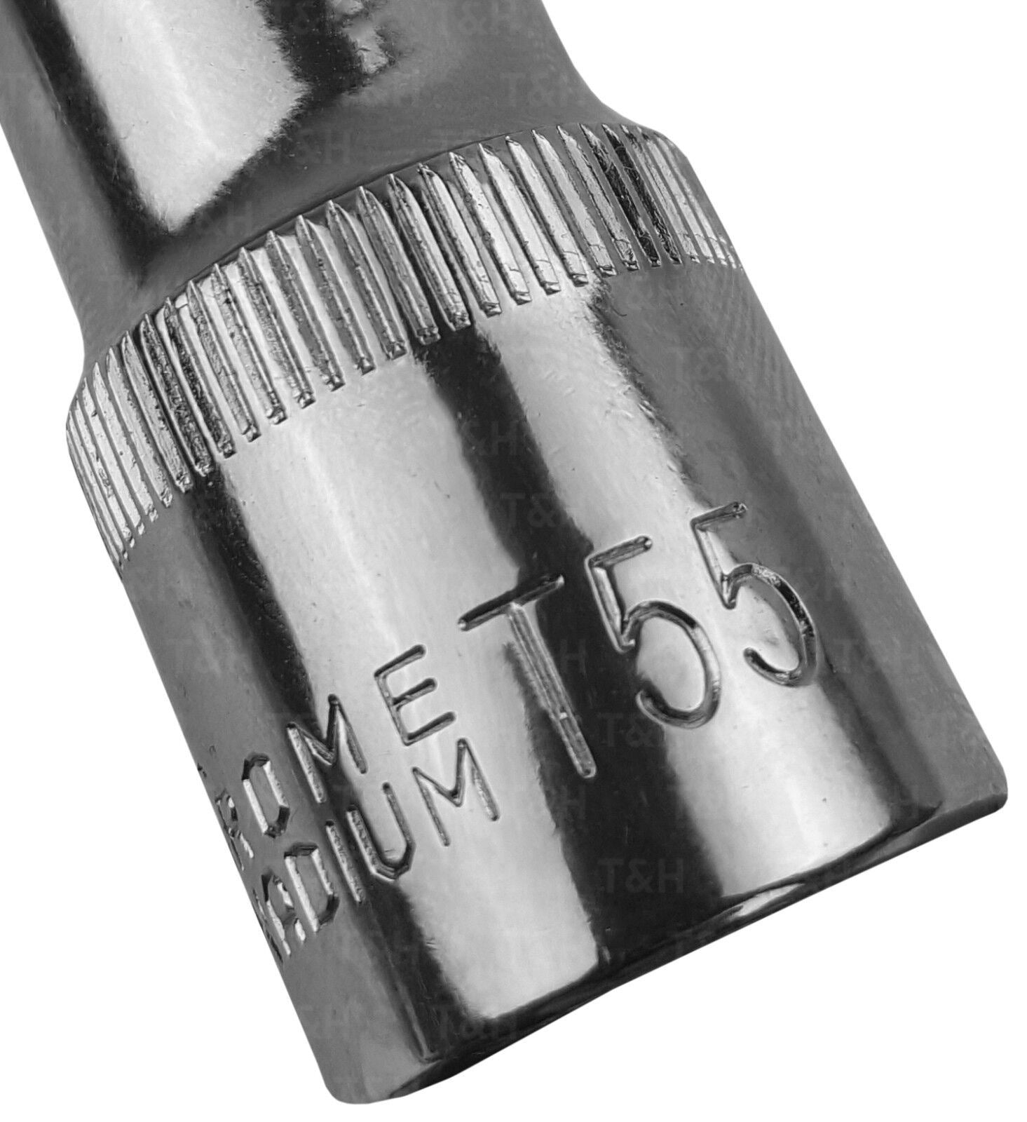 US PRO T55 1/2" DRIVE 55MM LONG TORX BIT SOCKET ( SINGLE )