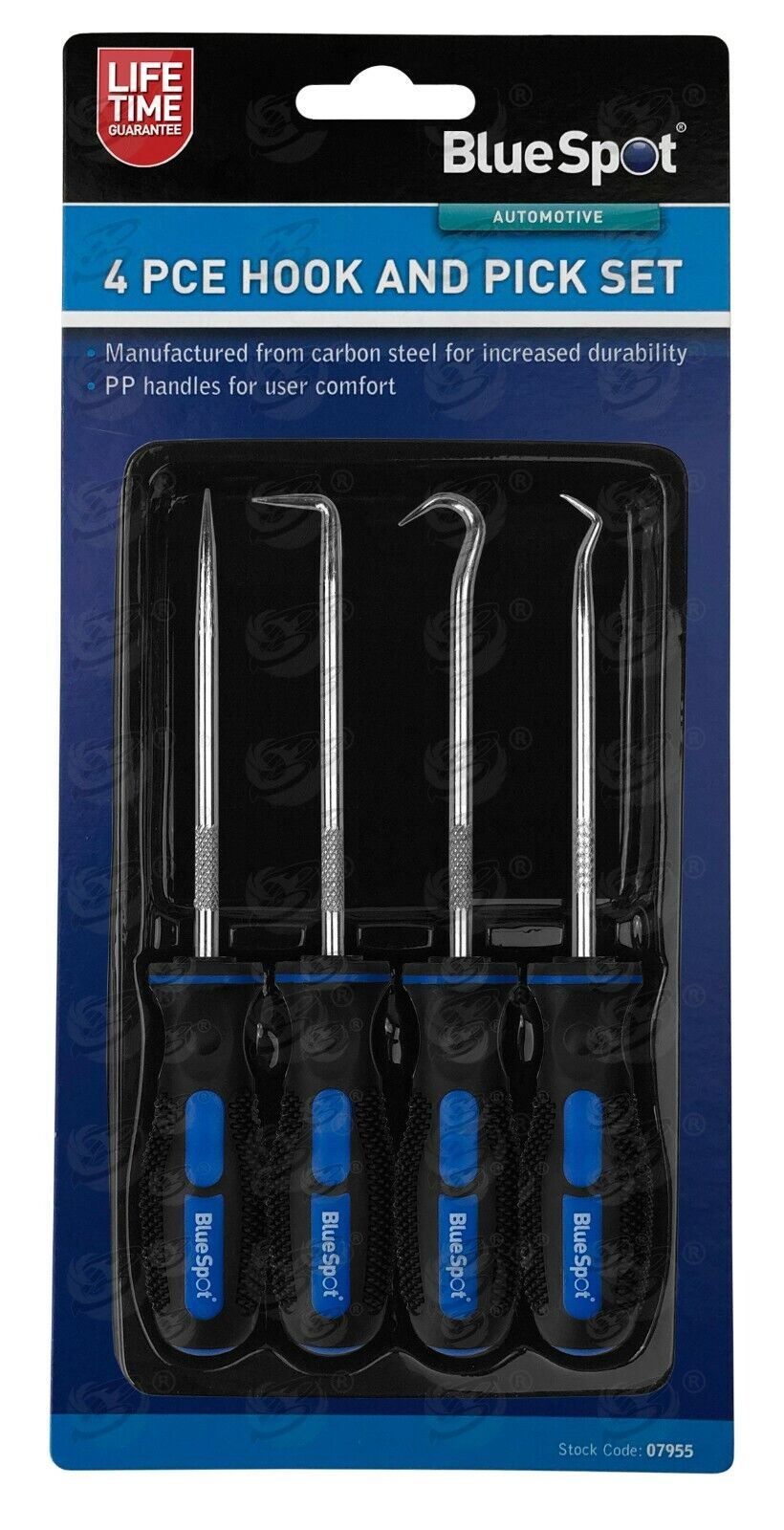 BlueSpot 4 Piece Hook & Pick Set 07955