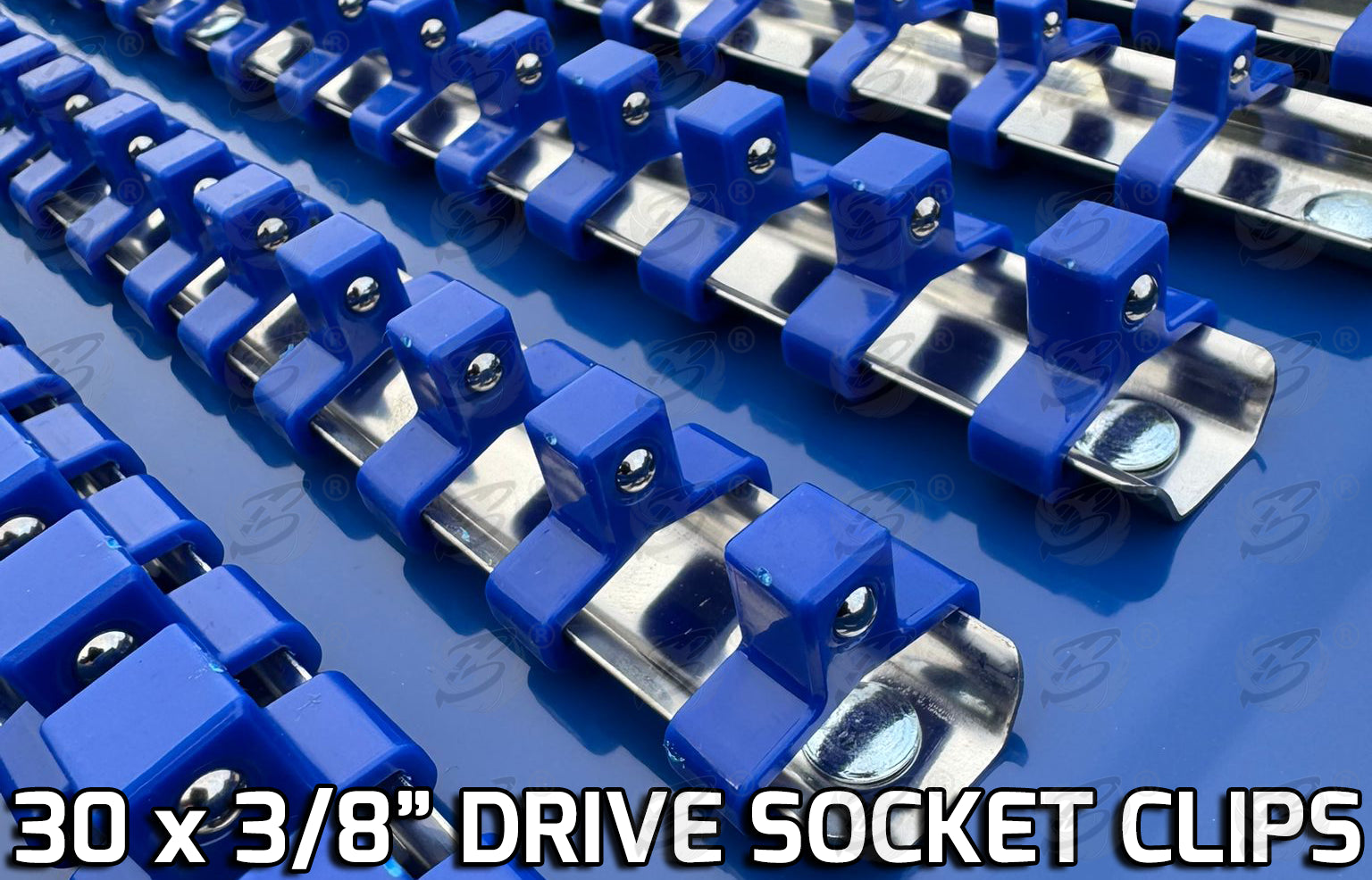 US PRO 110 CLIP & BIT 1/4" & 3/8" & 1/2" DRIVE SOCKET RAILS