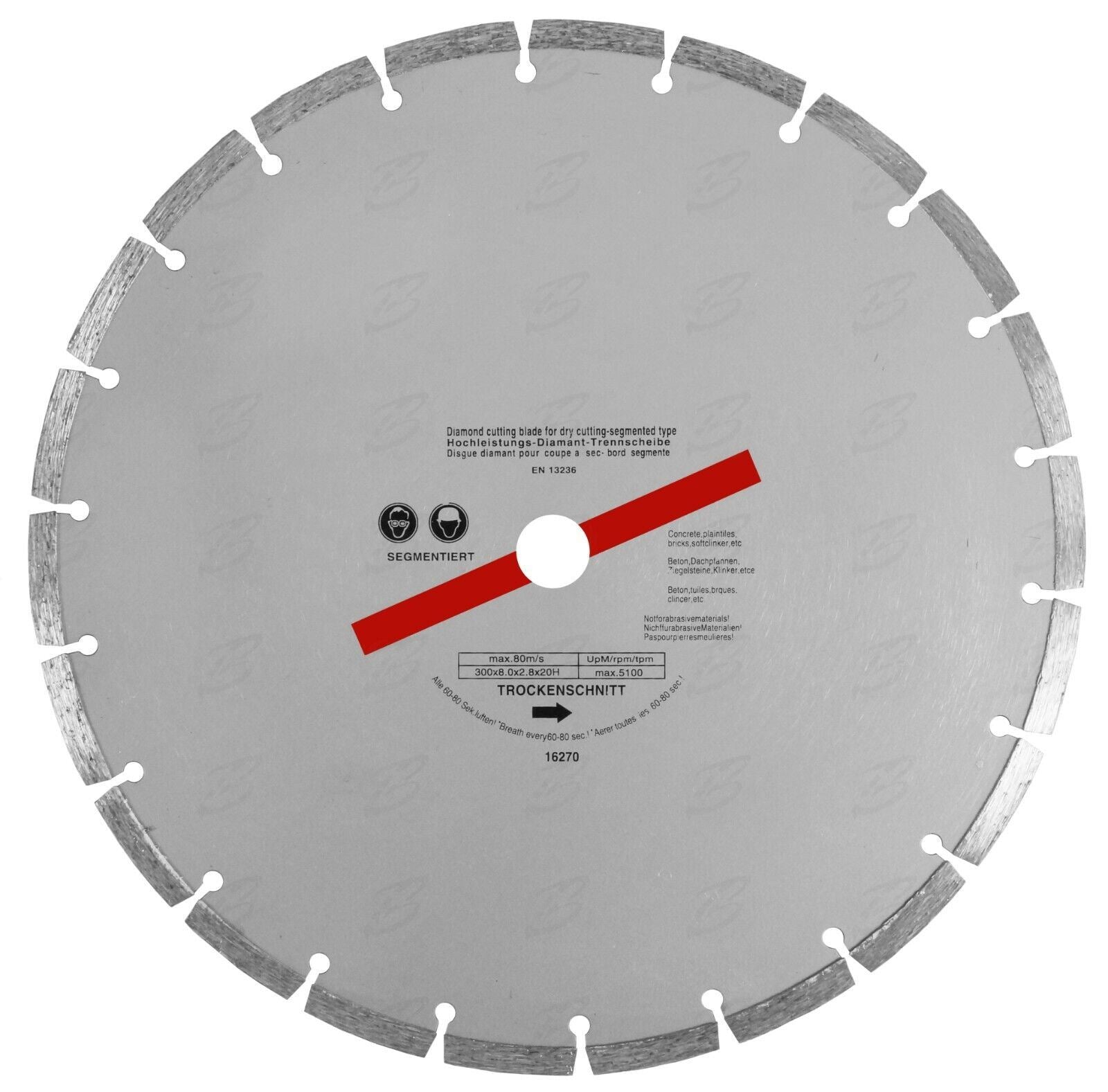 BlueSpot 12" ( 300mm ) Diamond Cutting Disc 19533