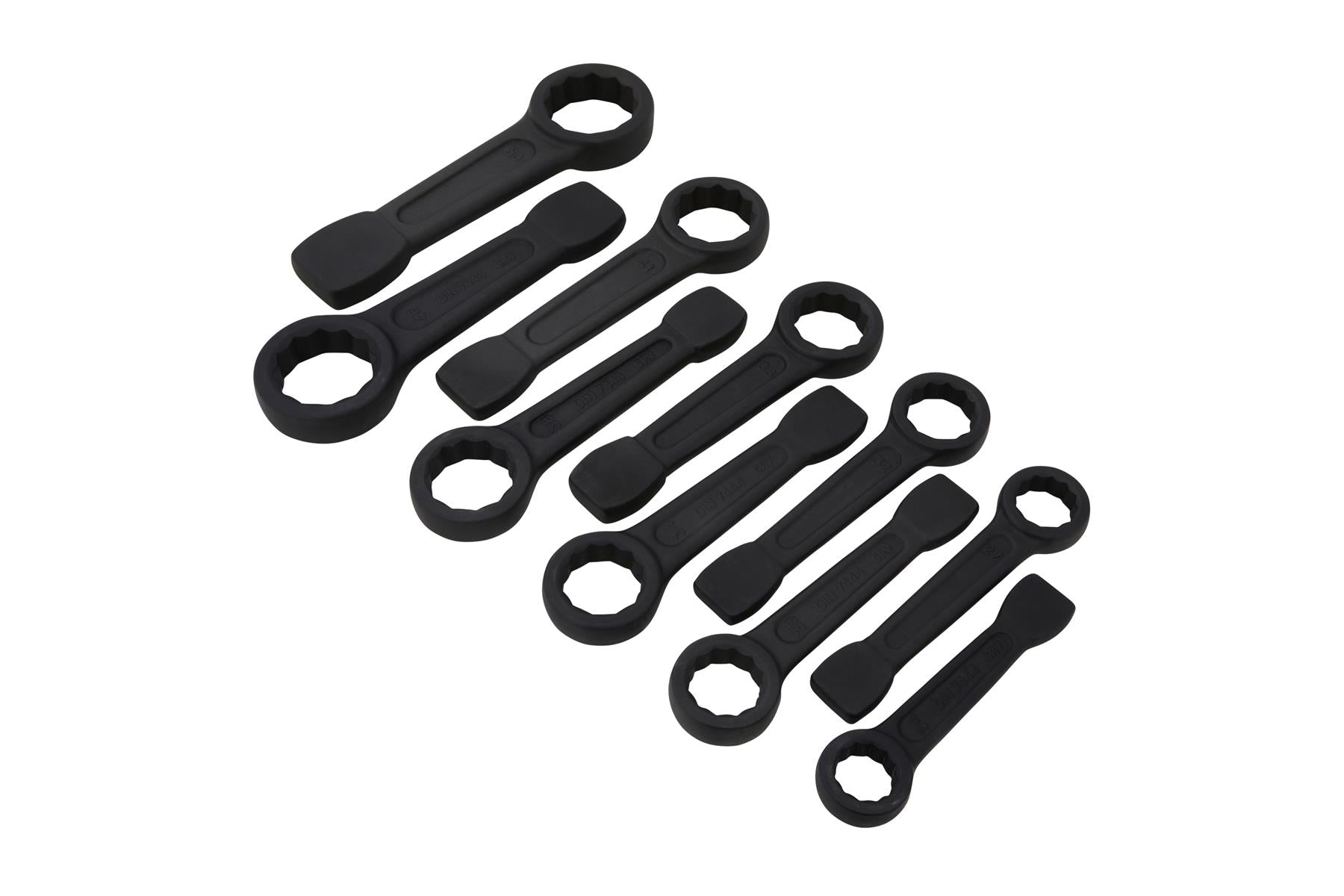 BlueSpot 10 Piece Metric Slogging Ring Spanners ( 24mm - 50mm )  04130