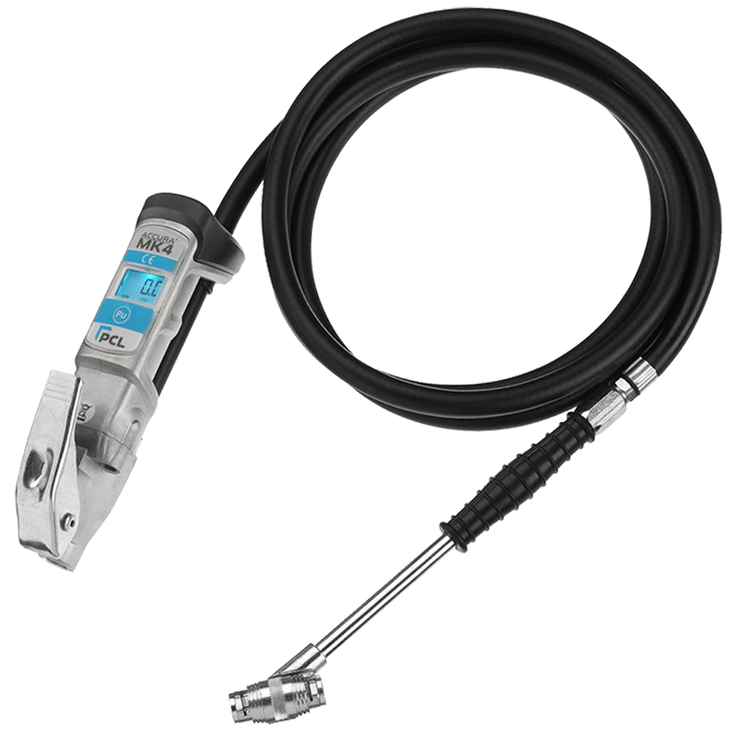 PCL Digital Tyre Inflator With 1.8m Hose And Twin Clip On Conntector ( ACCURA MK4 )  DAC405
