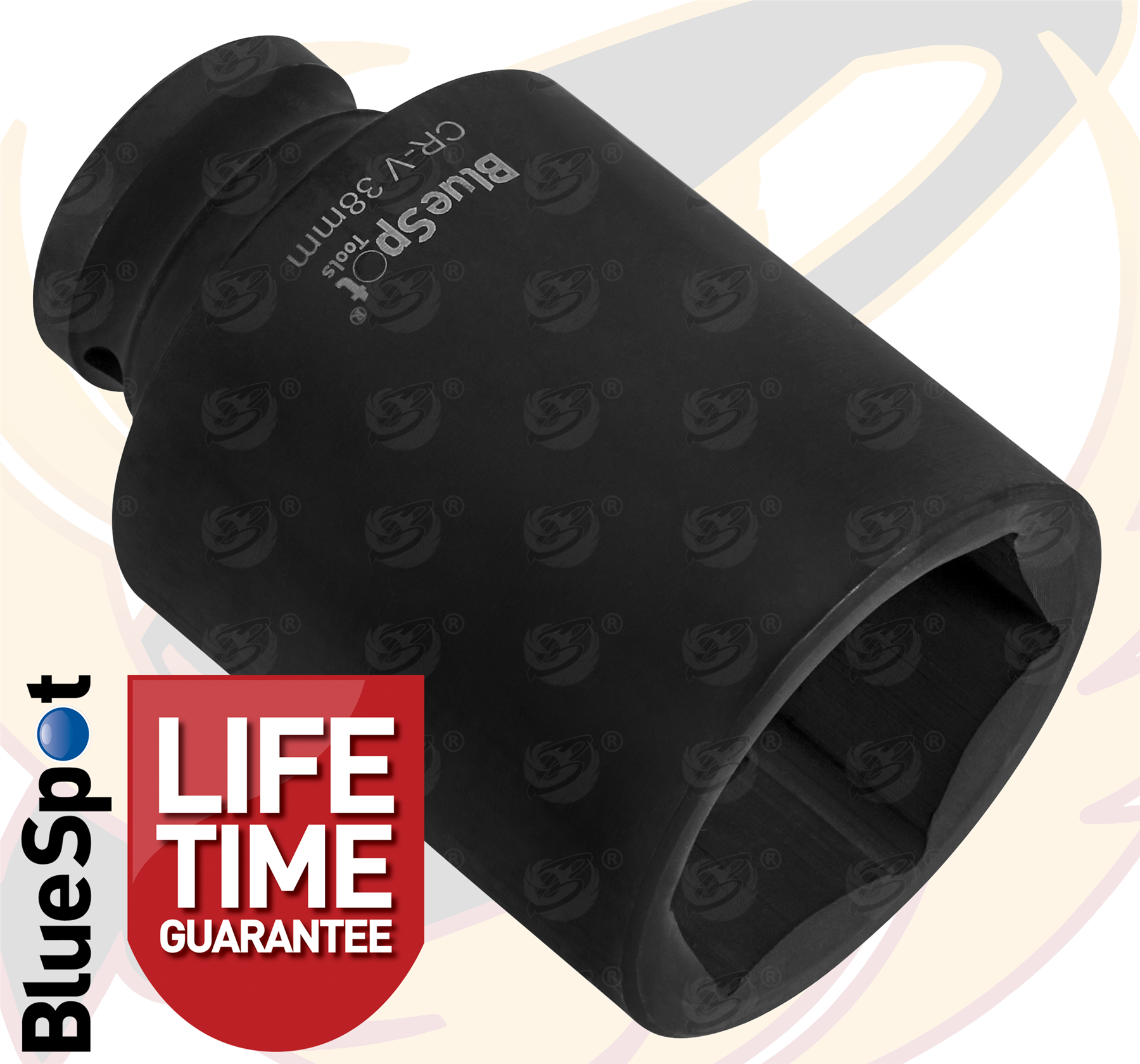 BlueSpot 38mm 1/2" Drive 6 Point Deep Impact Socket ( Single ) ( 01674 )
