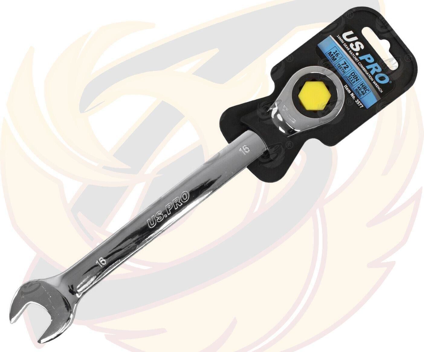 US Pro 16mm 72 Tooth Ratchet Spanner ( 3577 )