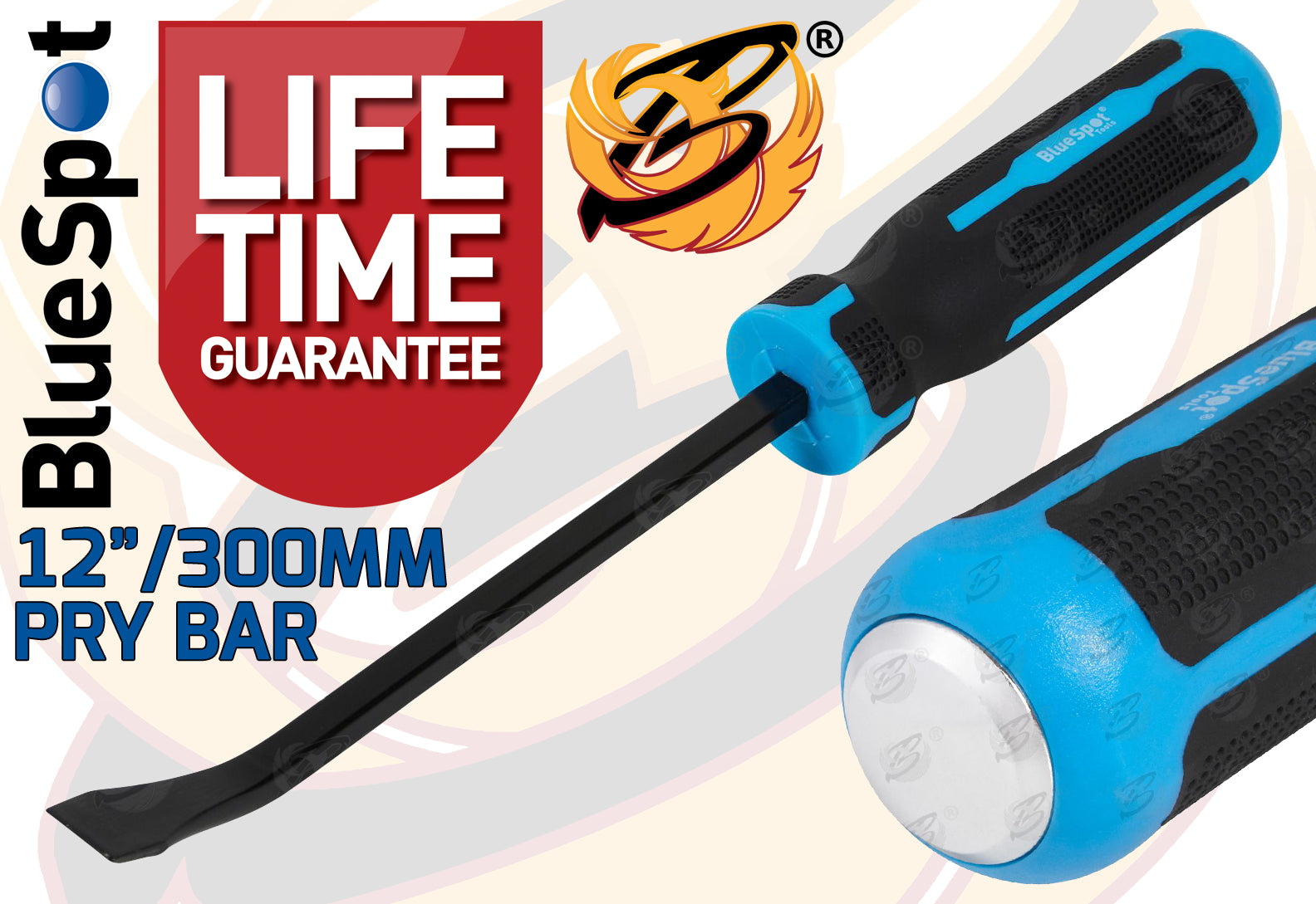 BLUESPOT 4PCS HEAVY DUTY PRY BAR SET