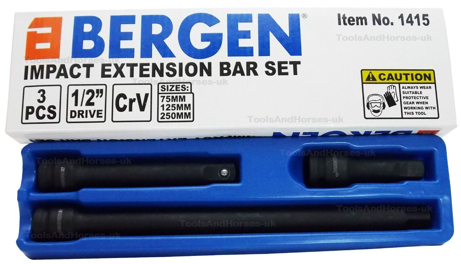 US PRO 19PCS 1/2" DRIVE 6 POINT DEEP IMPACT SOCKETS & EXTENSIONS 10MM - 32MM