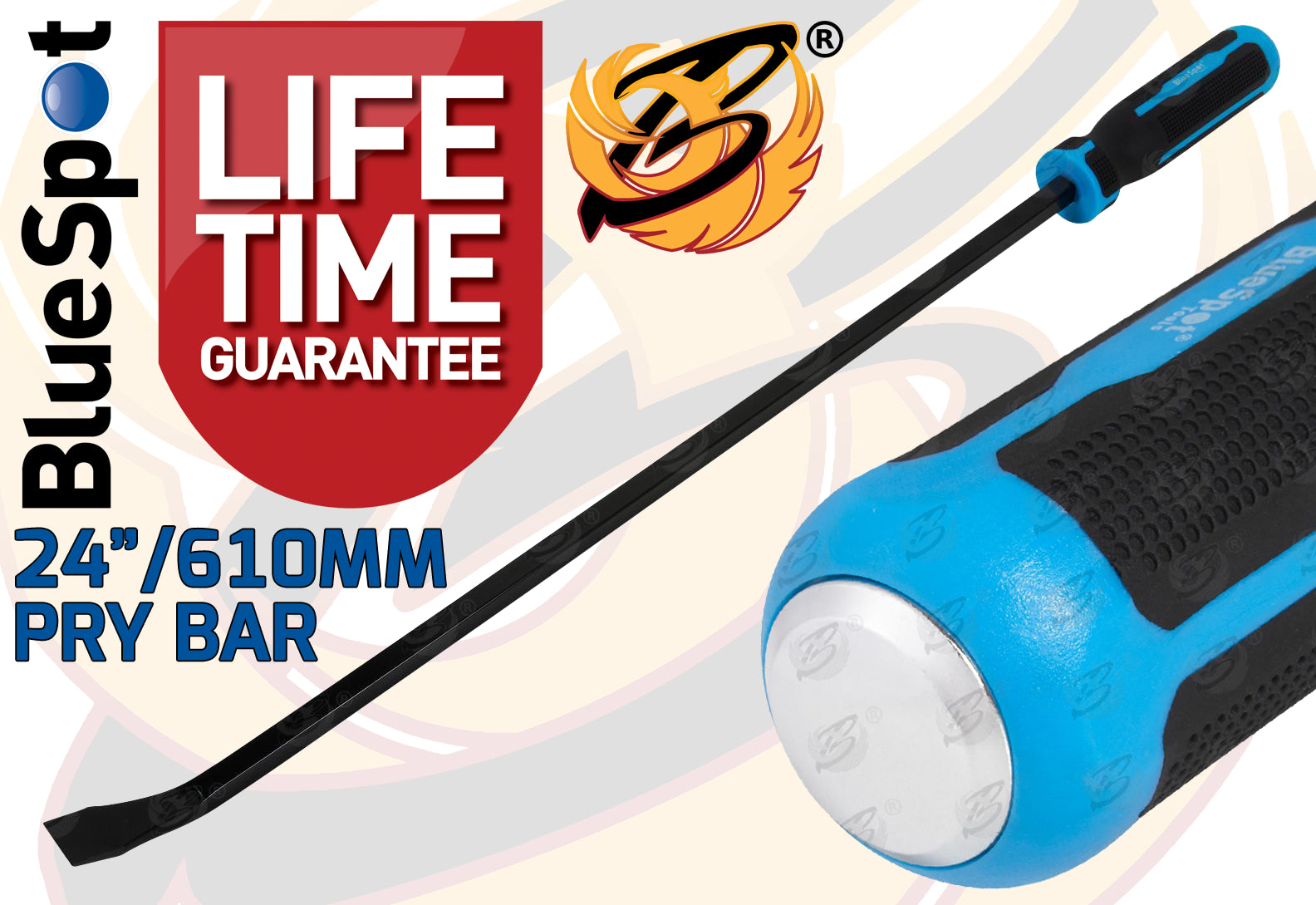 BLUESPOT 4PCS HEAVY DUTY PRY BAR SET