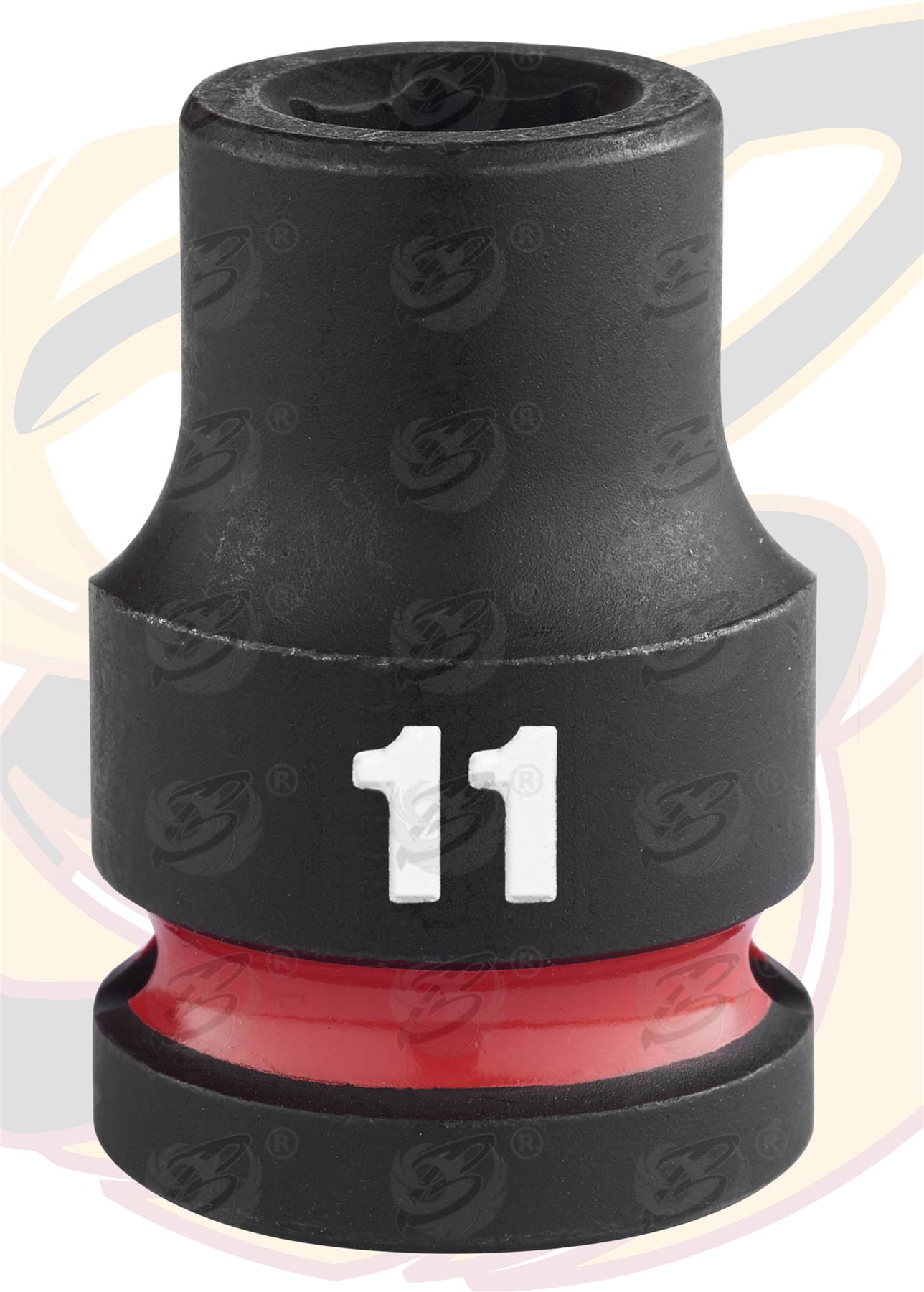 Milwaukee 11mm 1/2" Drive 6 Point Shallow Impact Socket ( Single ) ( 4932480305 )