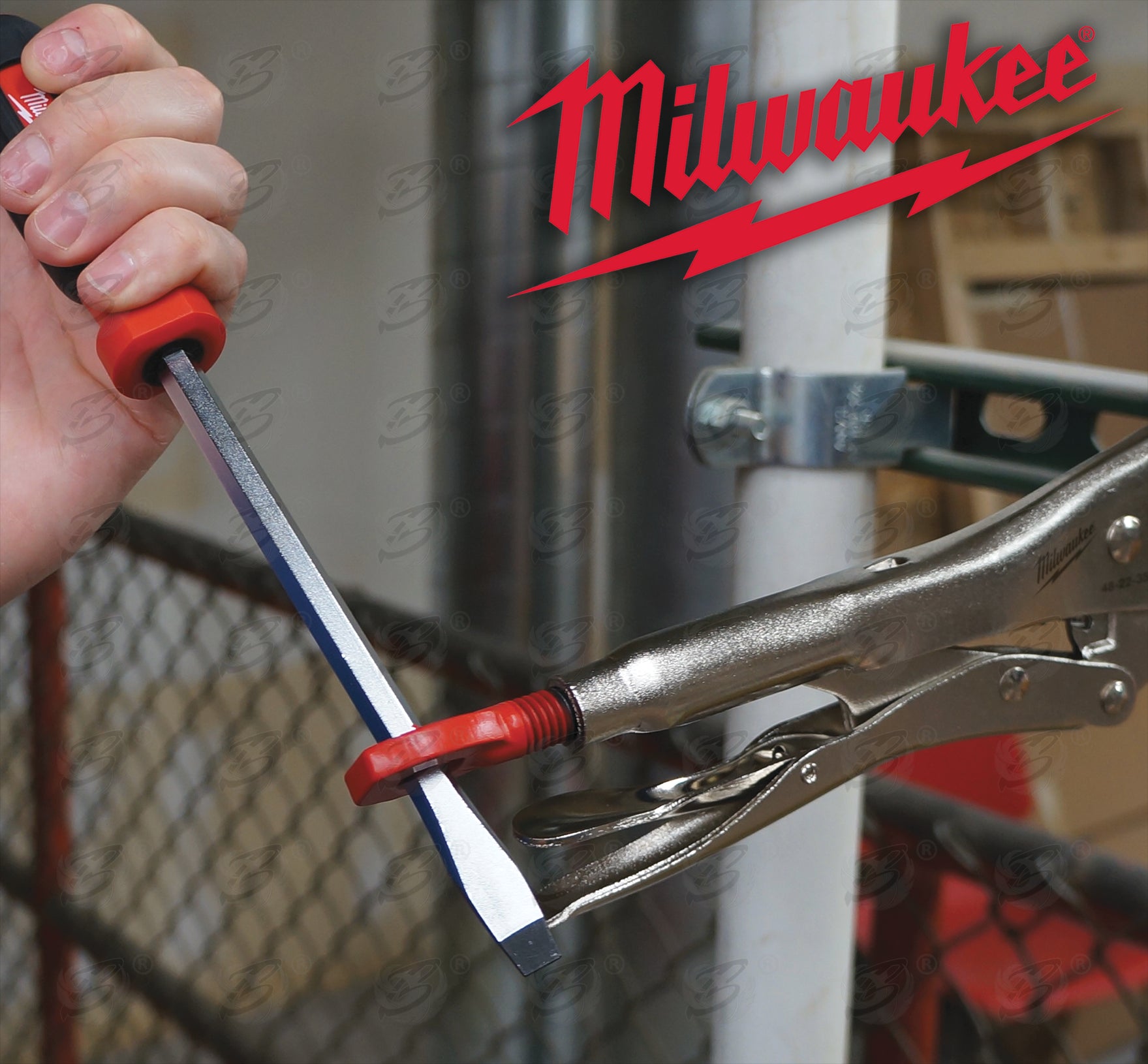MILWAUKEE 11" SWIVEL JAW TORQUE LOCK "C" CLAMP LOCKING PLIERS