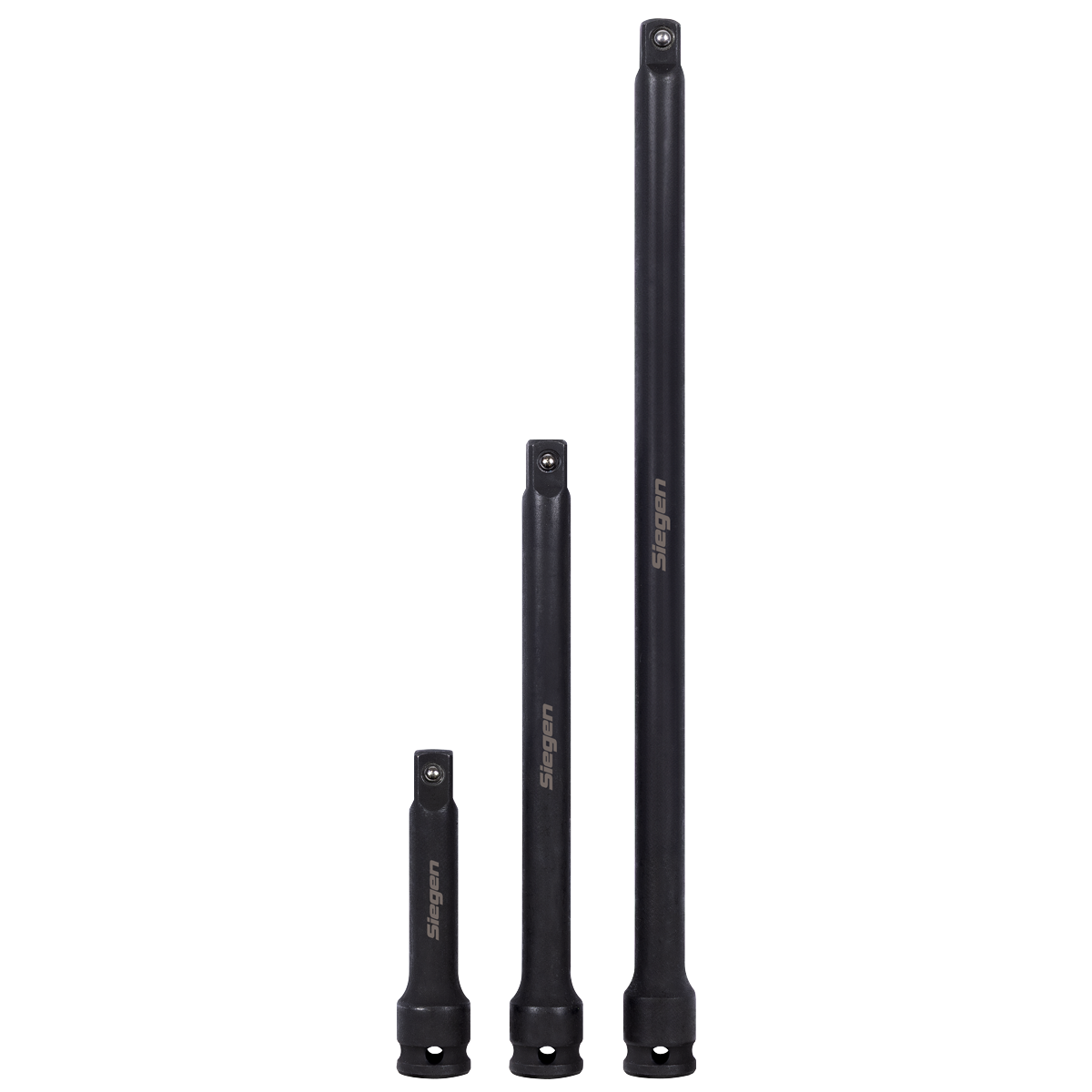 Siegen 3 Piece 3/8" Drive Impact Extension Bar Set With A Manufacturers LifeTime Guarantee S01321