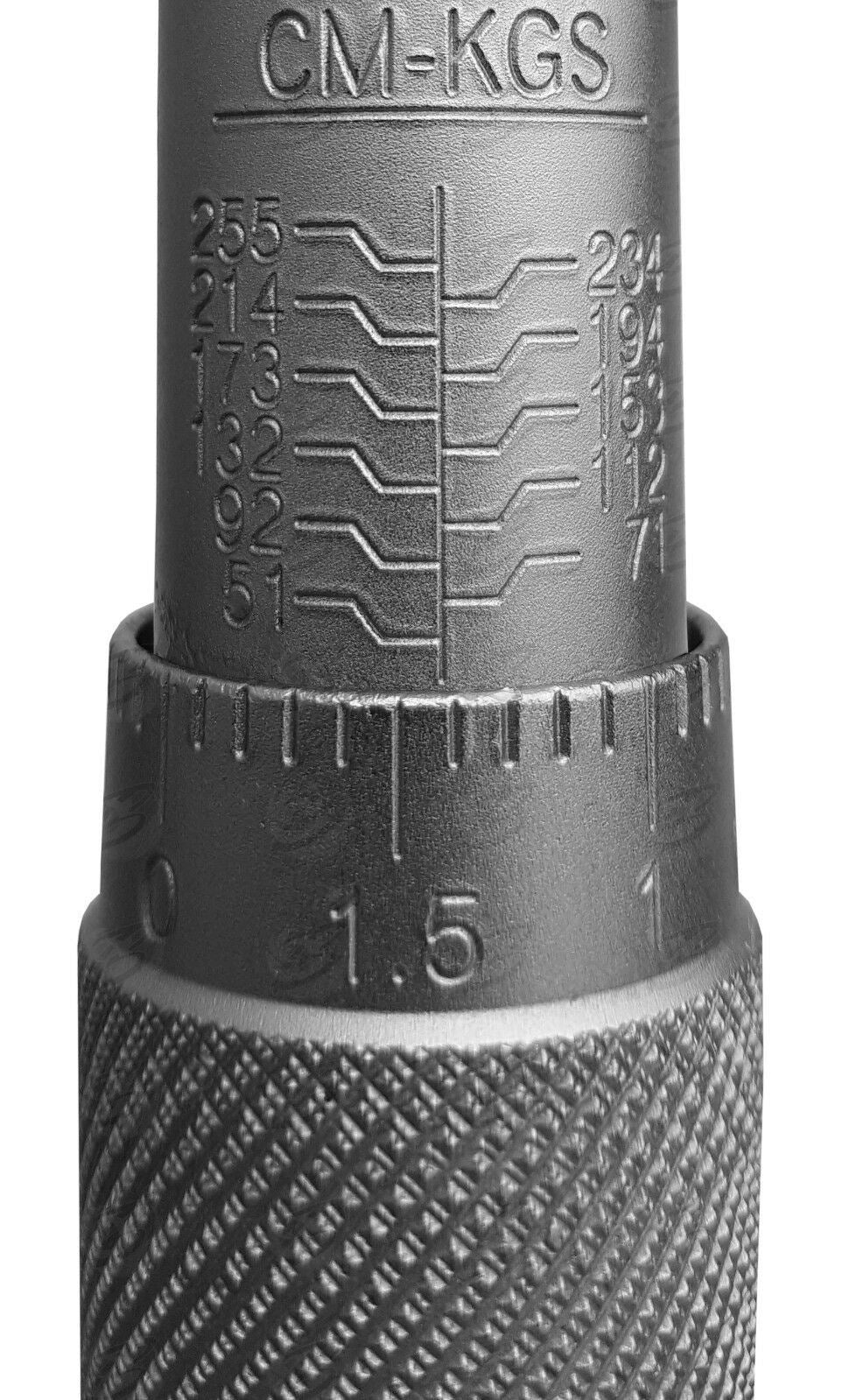 TOOLZONE 1/4" DRIVE CALIBRATED TORQUE WRENCH 5Nm - 25Nm