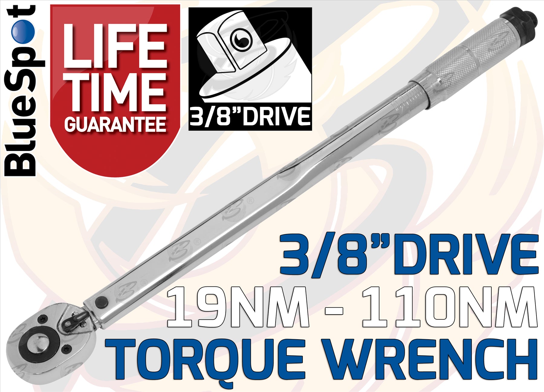 BLUESPOT 3PCS 1/4" & 3/8" & 1/2" DRIVE CALIBRATED TORQUE WRENCH SET 2Nm - 210Nm