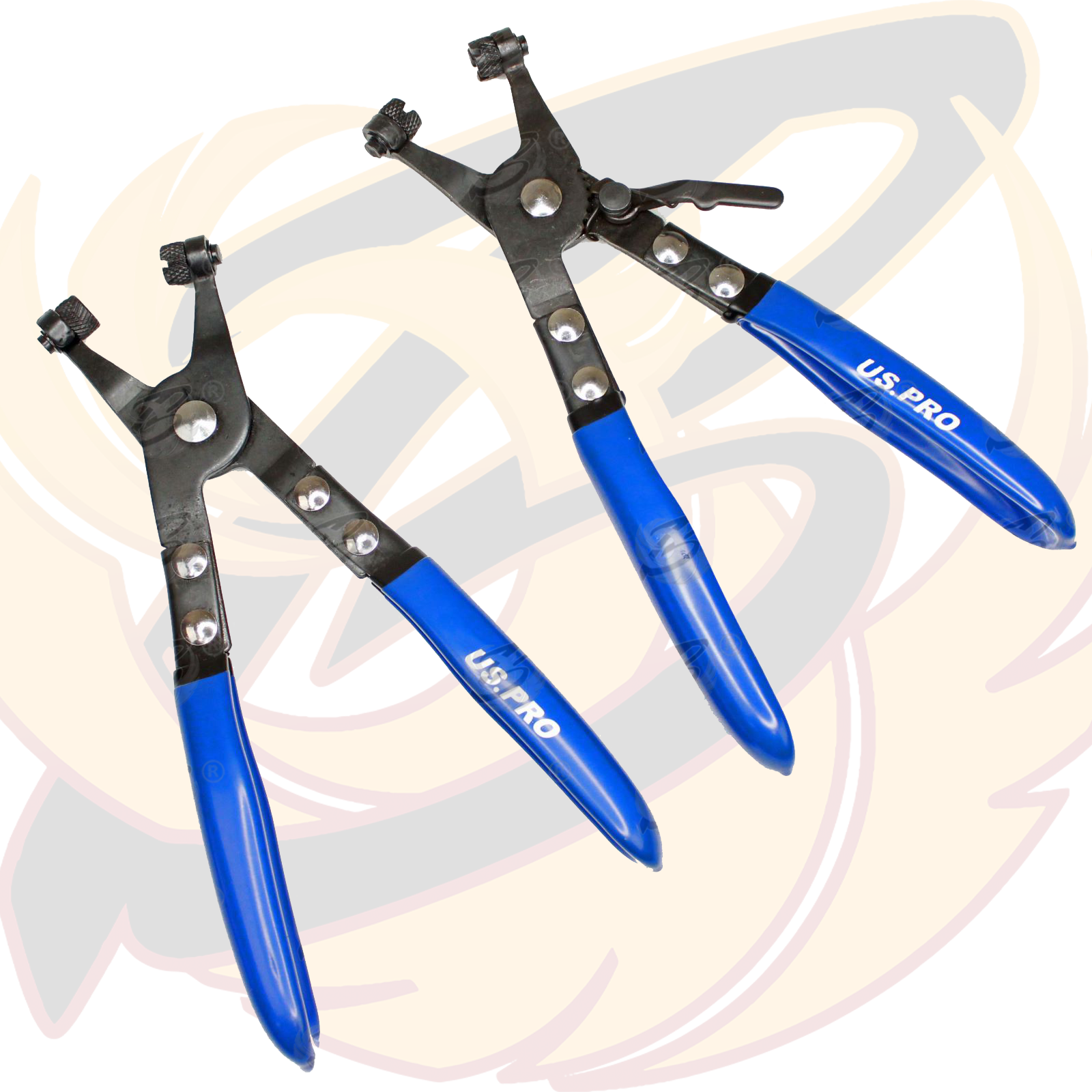 US Pro 2 Piece Hose Clamp Pliers Set ( 2989 )