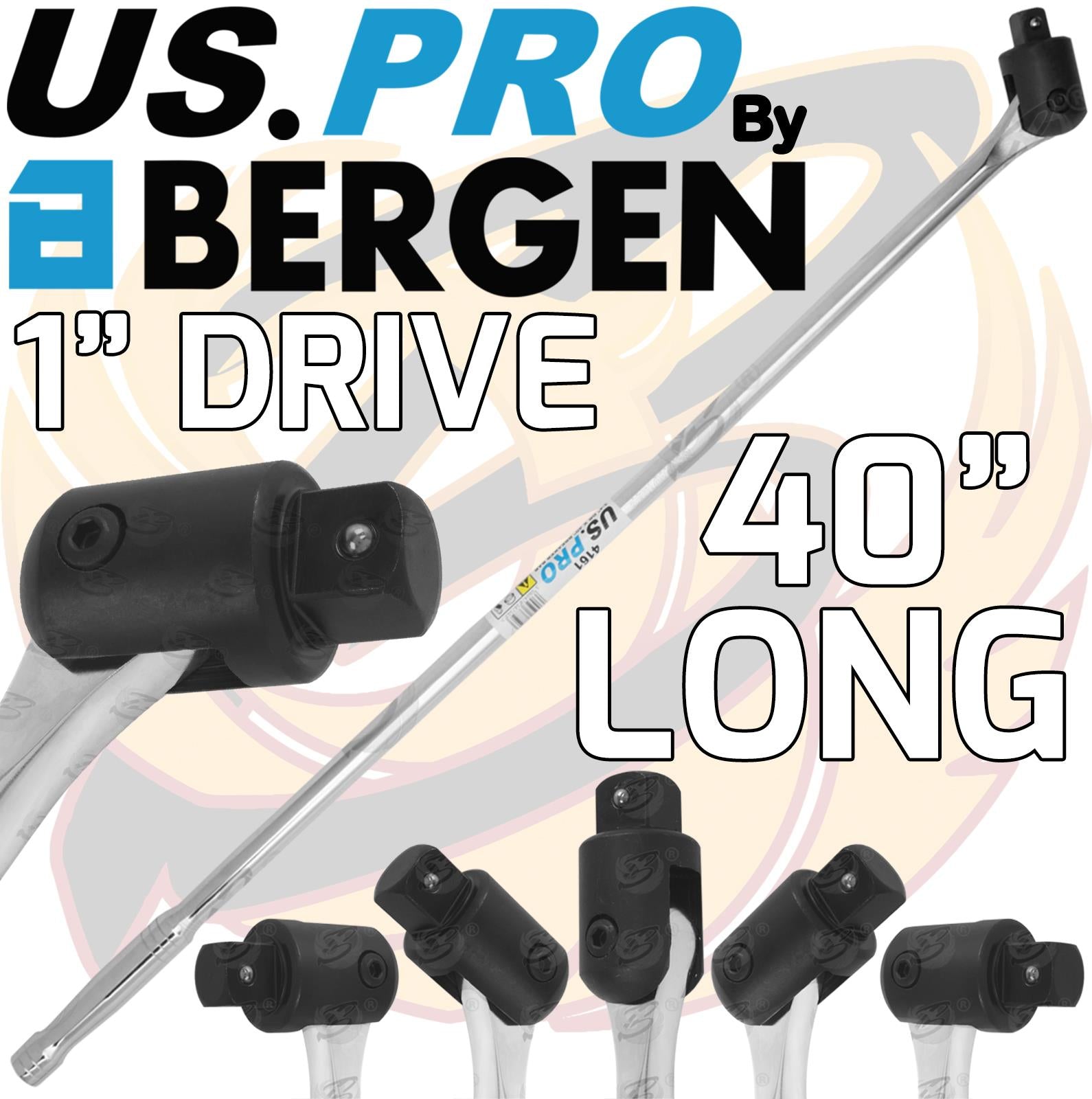 US PRO 1" DRIVE 40" LONG BREAKER BAR