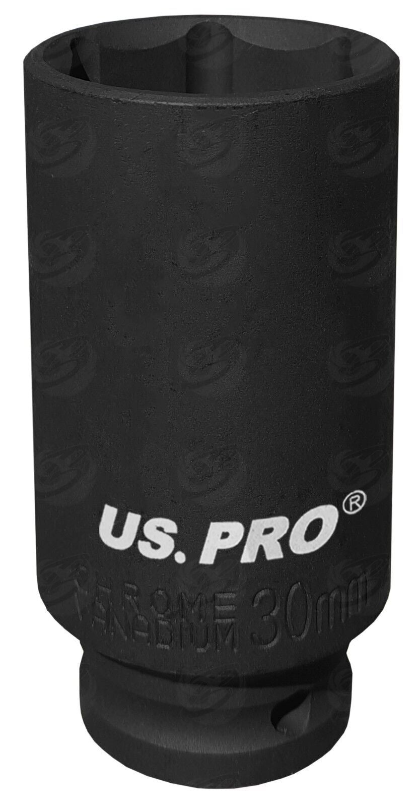 US Pro 30mm 1/2" Drive 6 Point Deep Impact Socket ( Single ) 2091