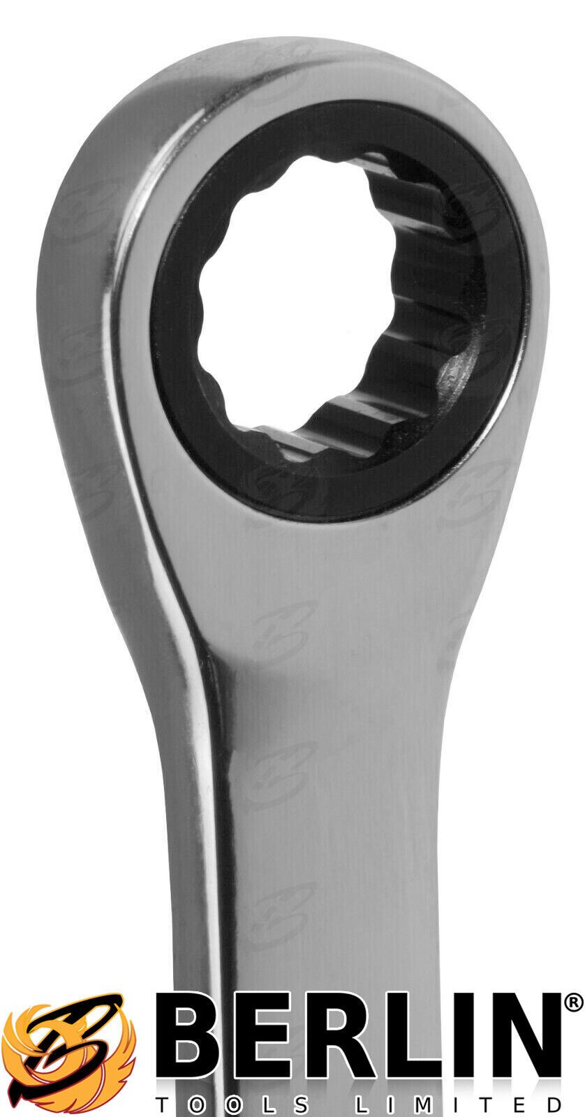 US Pro 10 Piece Single Ring Extra Long Ratchet Aviation Spanners 8mm - 10mm ( 3224 )