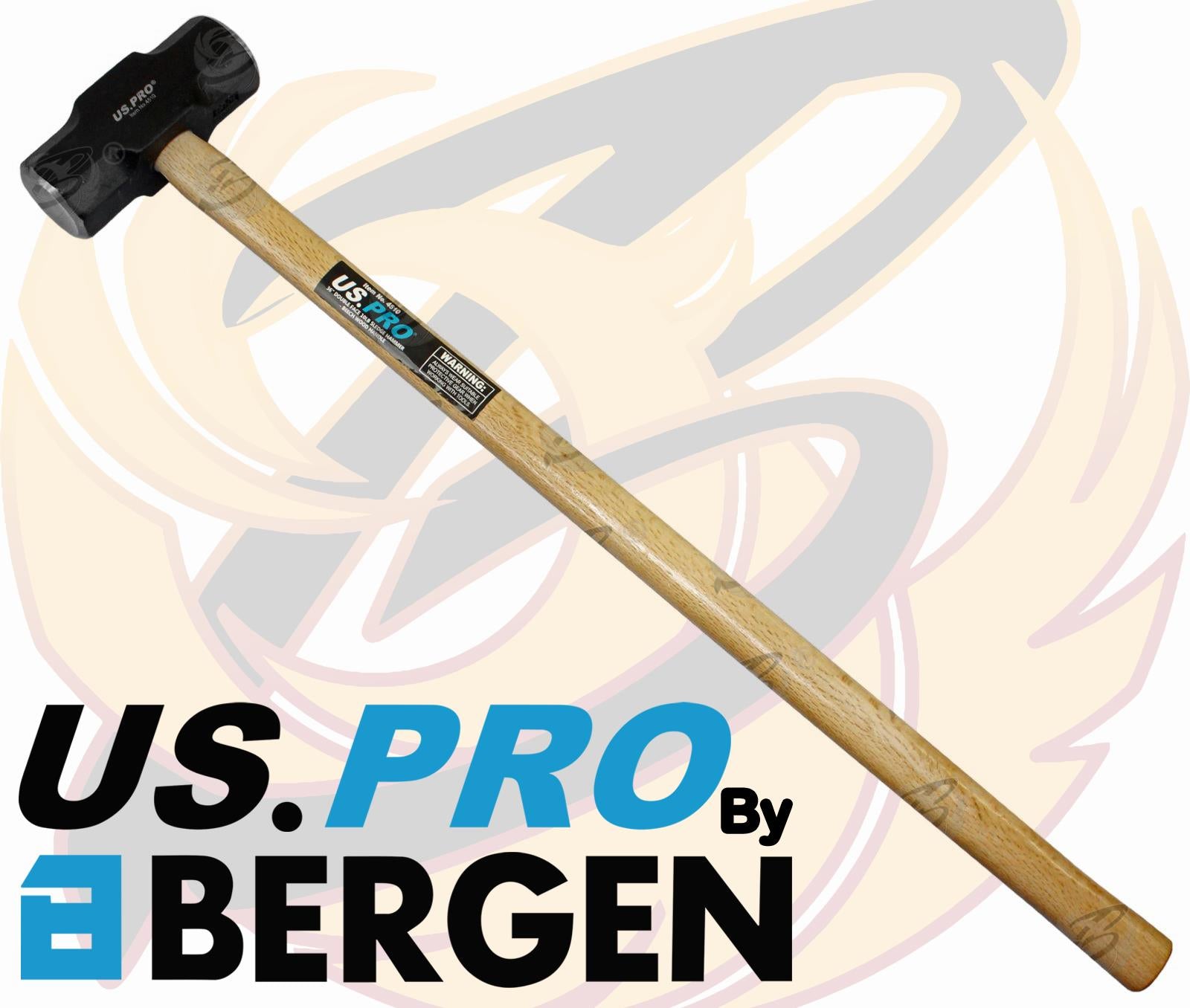 US PRO 4.5KG 36" LONG BEECHWOOD SLEDGE HAMMER