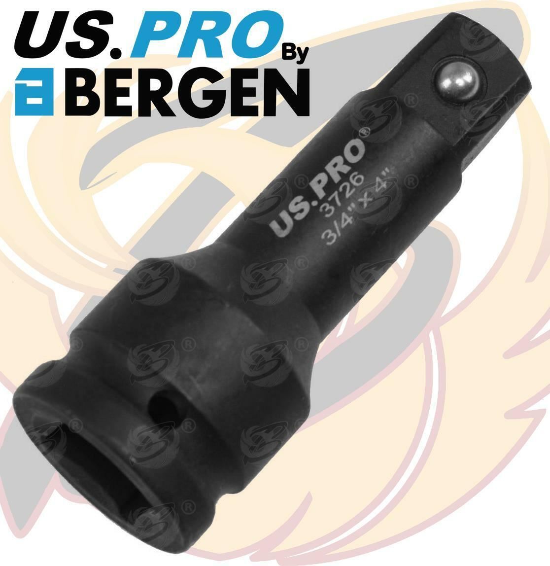 US PRO 3/4" DRIVE 4" LONG IMPACT EXTENSION BAR