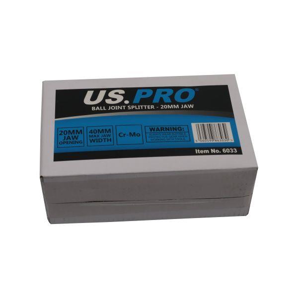 Us Pro Ball Joint Splitter - 20mm Jaw  6033