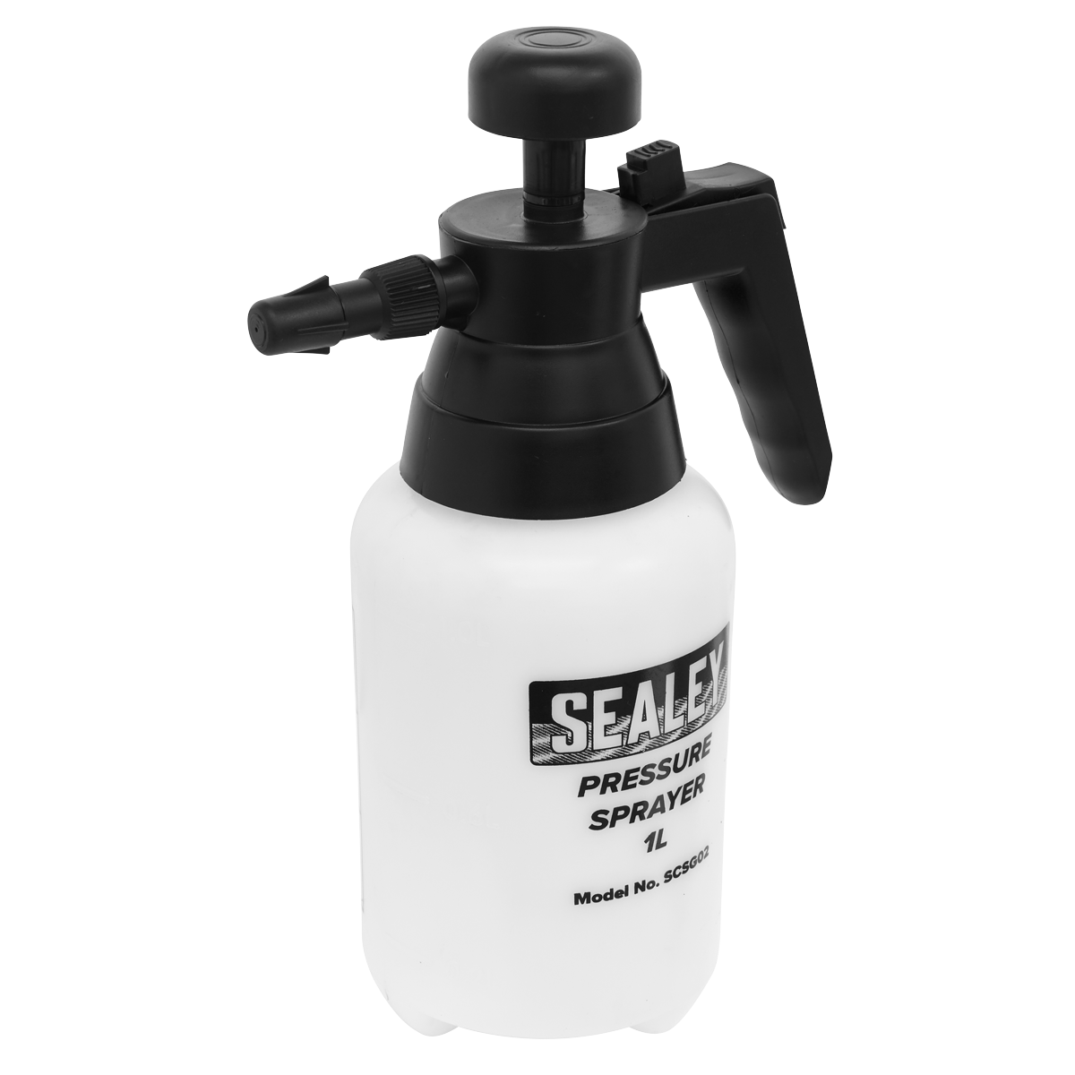Sealey 1 Litre Pressure Sprayer with Viton Seals For Brake Cleaner, Penetratiing Oils, Detergents Etc...  SCSG02