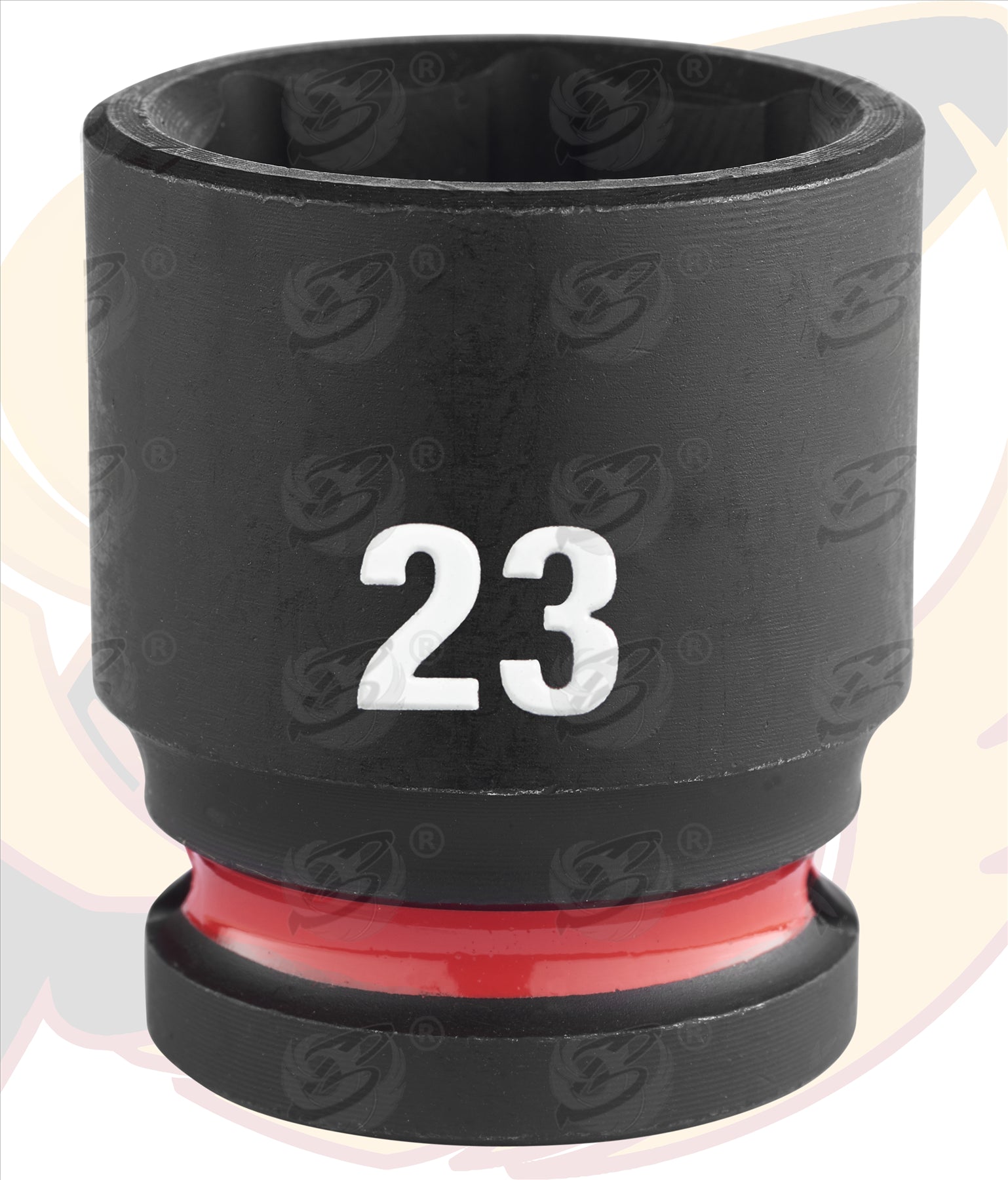 MILWAUKEE 23MM 1/2" DRIVE 6 POINT SHALLOW IMPACT SOCKET ( SINGLE )
