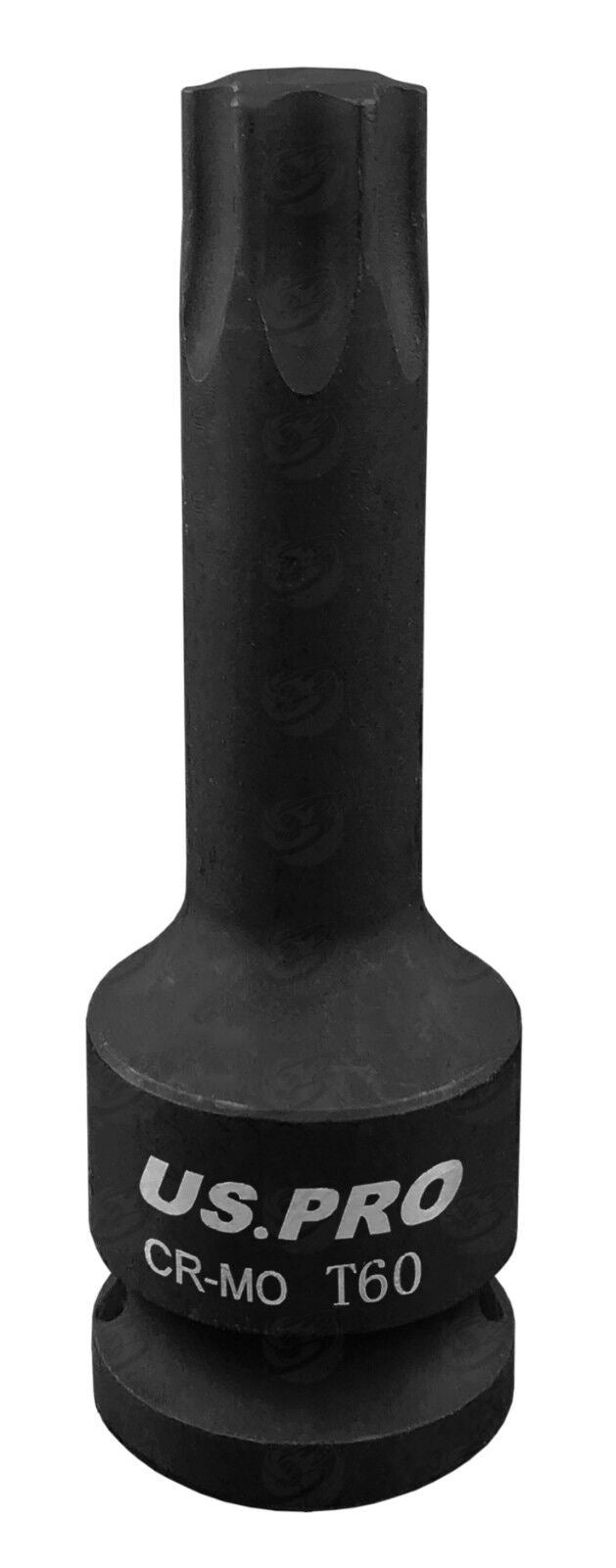 US PRO T60 1/2" DRIVE 78MM LONG IMPACT TORX BIT SOCKET ( SINGLE )