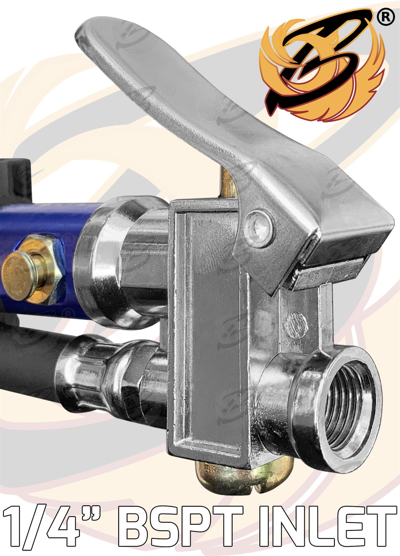 BERLIN TOOLS 220PSI TYRE INFLATOR