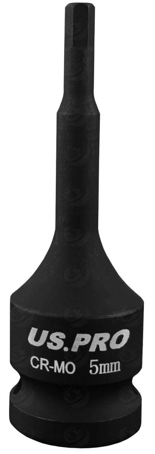 US PRO H5 1/2" DRIVE 78MM LONG IMPACT HEX BIT SOCKET ( SINGLE )