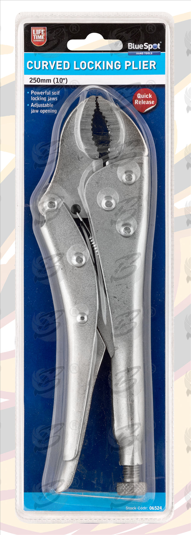 BLUESPOT 250MM (10") CURVED LOCKING PLIER