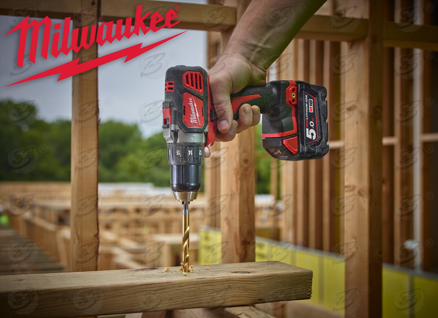 MILWAUKEE 8MM HSS TITANIUM METAL RED HEX DRILL BIT
