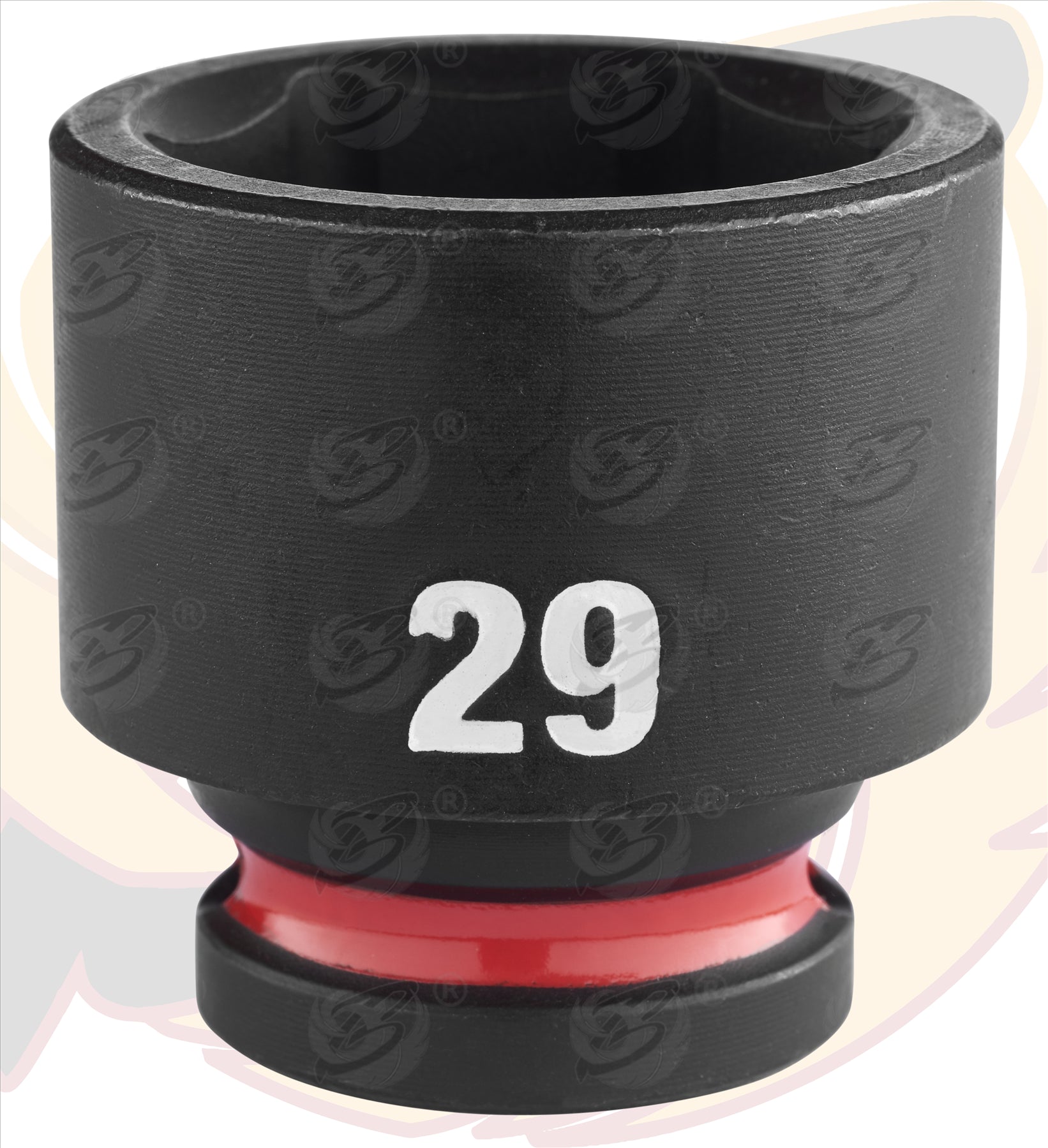 MILWAUKEE 29MM 1/2" DRIVE 6 POINT SHALLOW IMPACT SOCKET ( SINGLE )