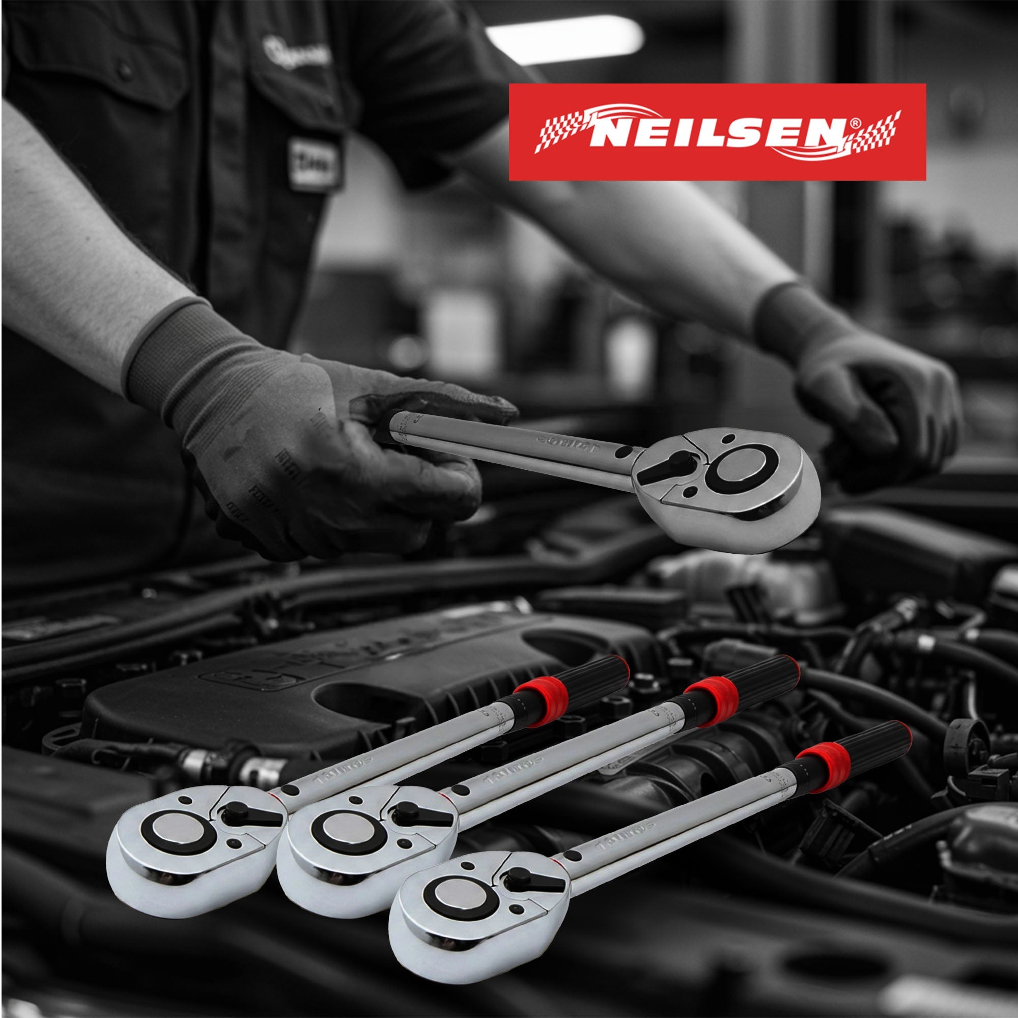 Neilsen 1/2" Drive Calibrated Torque Wrench 60Nm - 330Nm CT6074