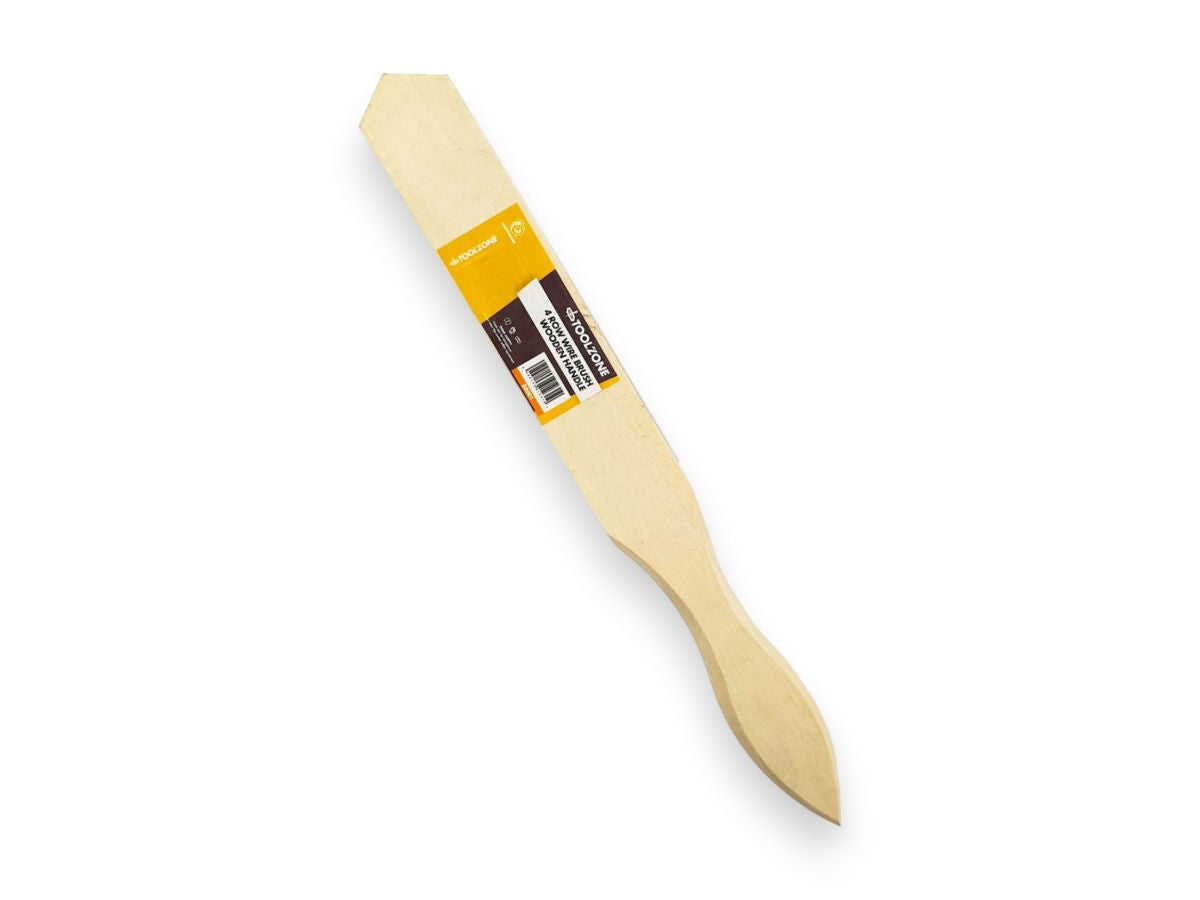 Toolzone 4 Row Wire Brush Wooden Handle  BR001