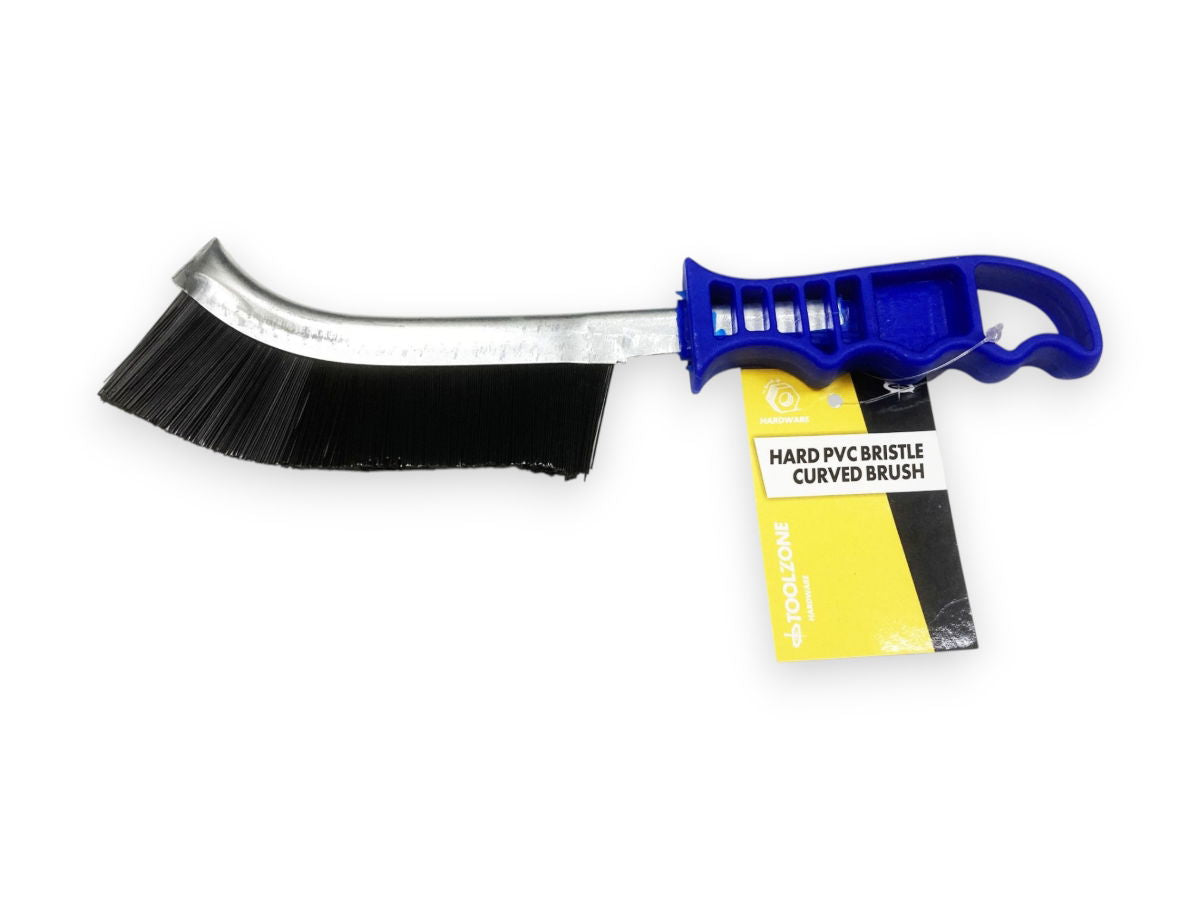 Toolzone Hard Pvc Bristle Curved Brush  BR058