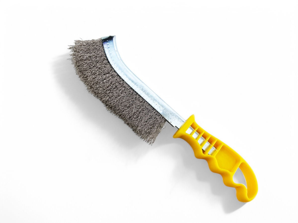 Toolzone Stainless Steel Bristle Curved Brush  BR059