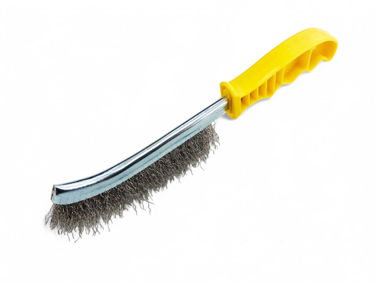 Toolzone Stainless Steel Bristle Curved Brush  BR059