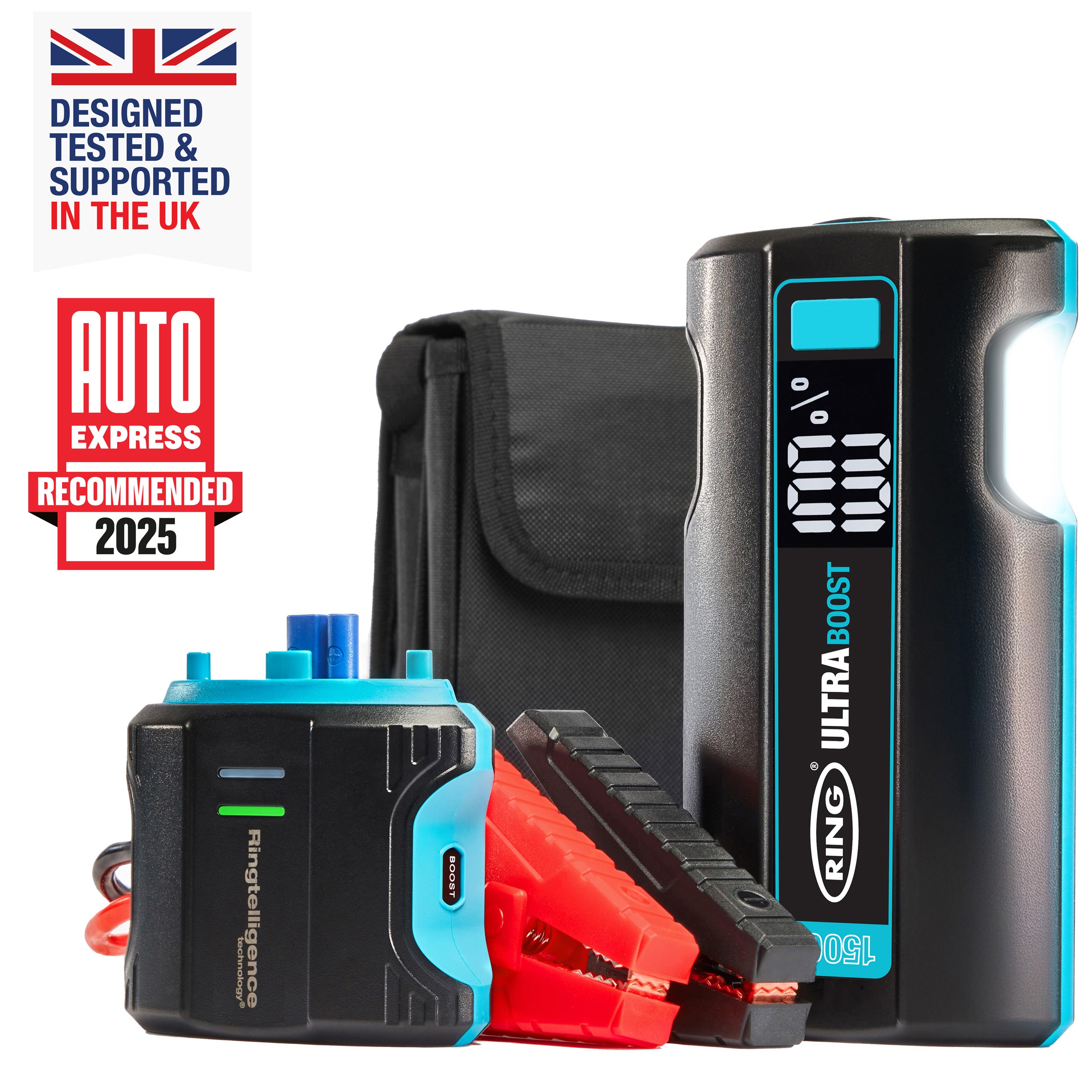 RING ULTRABOOST Jump Starter 1500Amp 12,000mAh  RJS030T