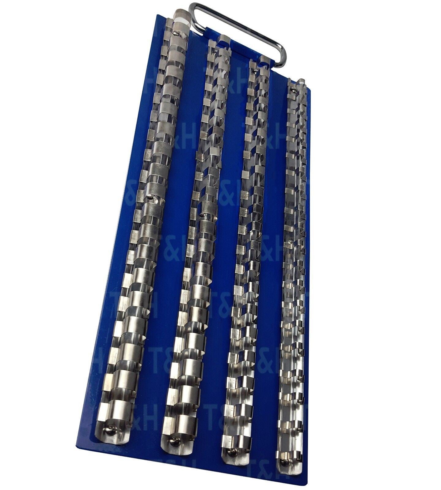 US Pro 80 Clip 1/4" & 3/8" & 1/2" Drive Socket Rails  3305