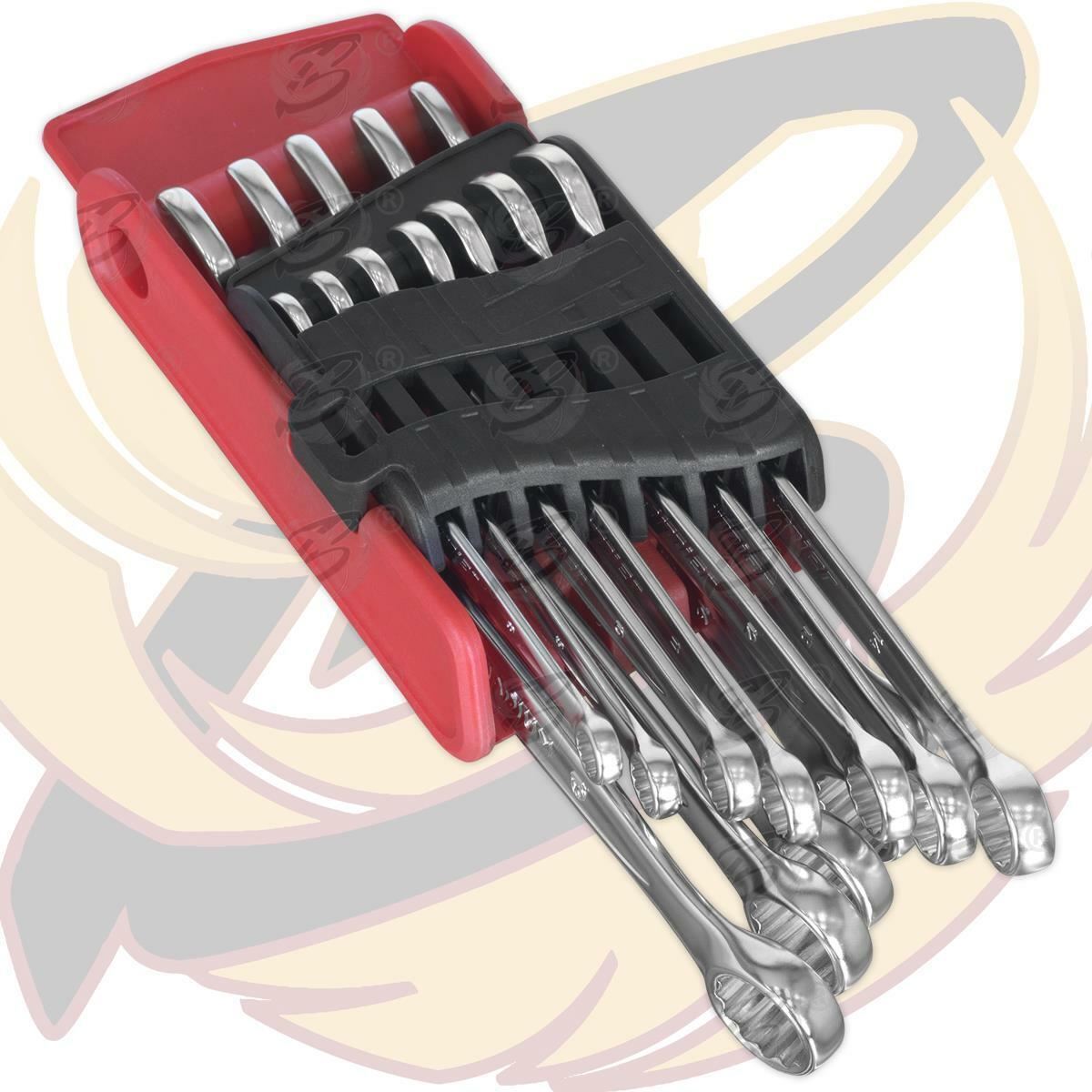 SEALEY 12PCS COMBINATION SPANNER SET 8MM - 19MM