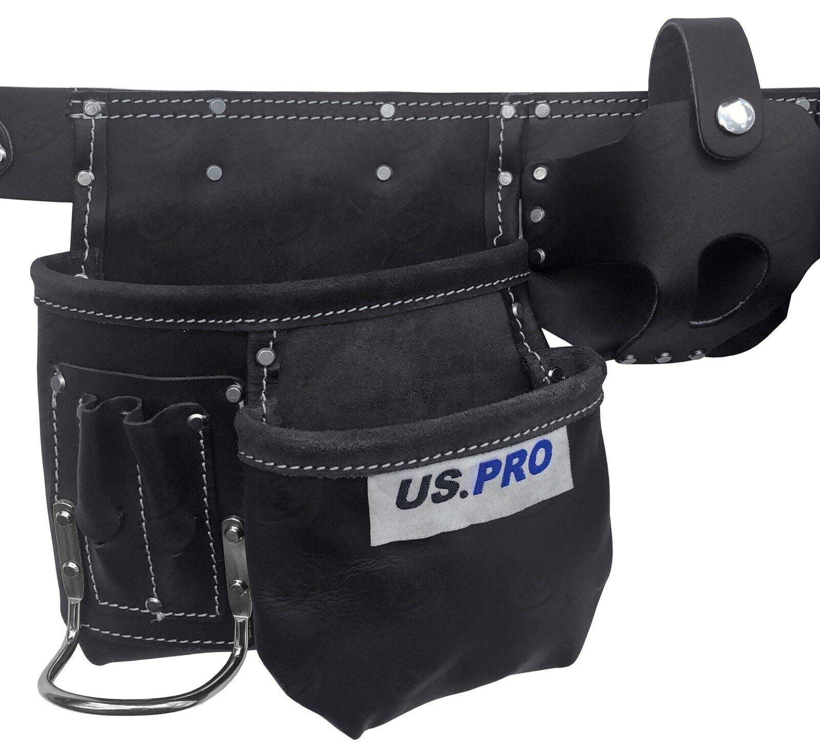 US Pro 11 Pocket Double Leather Work Belt ( 2302 )