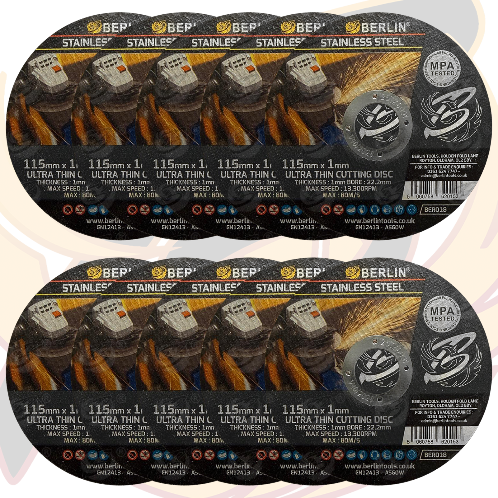 Berlin Tools 1mm Cutting Discs