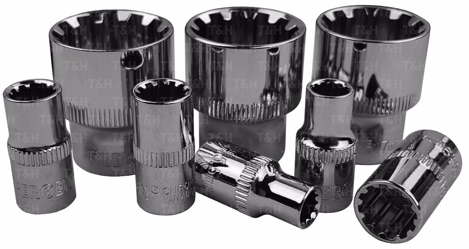 US Pro 52 Piece 1/4" & 3/8" Drive Gear Lock Socket Set 4mm - 19mm  3274 ( DIS )