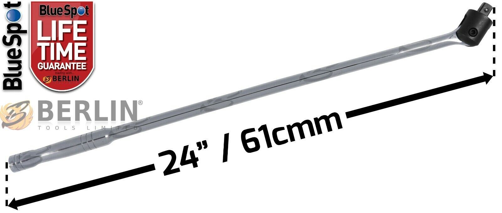 BlueSpot 1/2" Drive 24" Long Breaker Bar 02002