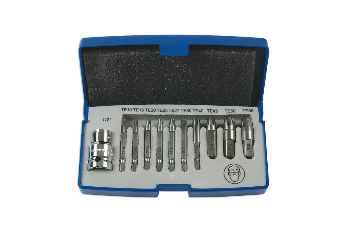 Laser 11 Piece Torx Screw Extractors Te10 - Te55  6080