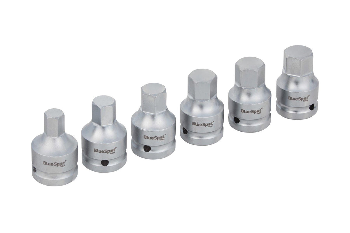 BlueSpot 6 Piece 3/4" Drive Hex Bit Sockets H14-H23 With A Manufacturers LifeTime Guarantee 01606
