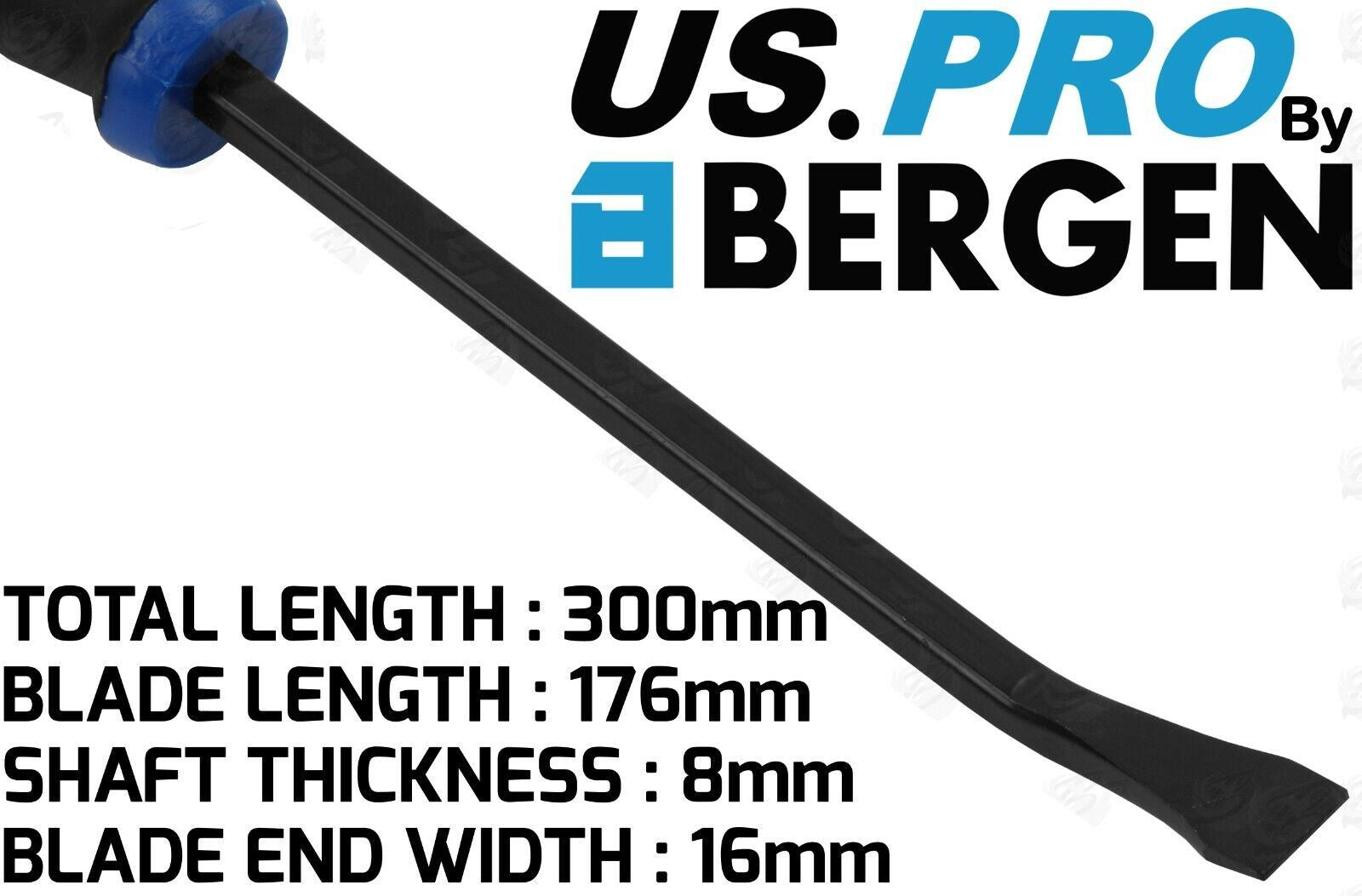 US Pro 4 Piece Pry Bar Set With Protective Guards 6766