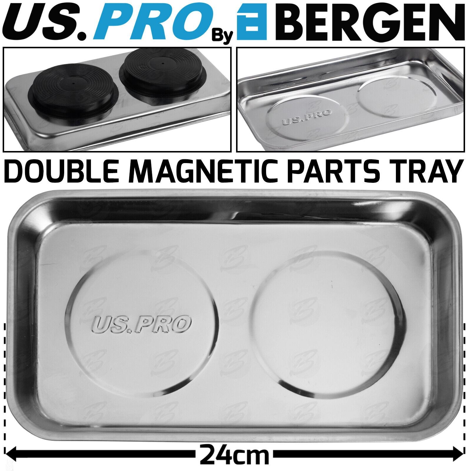 US Pro Double Magnetic Parts Tray 6780